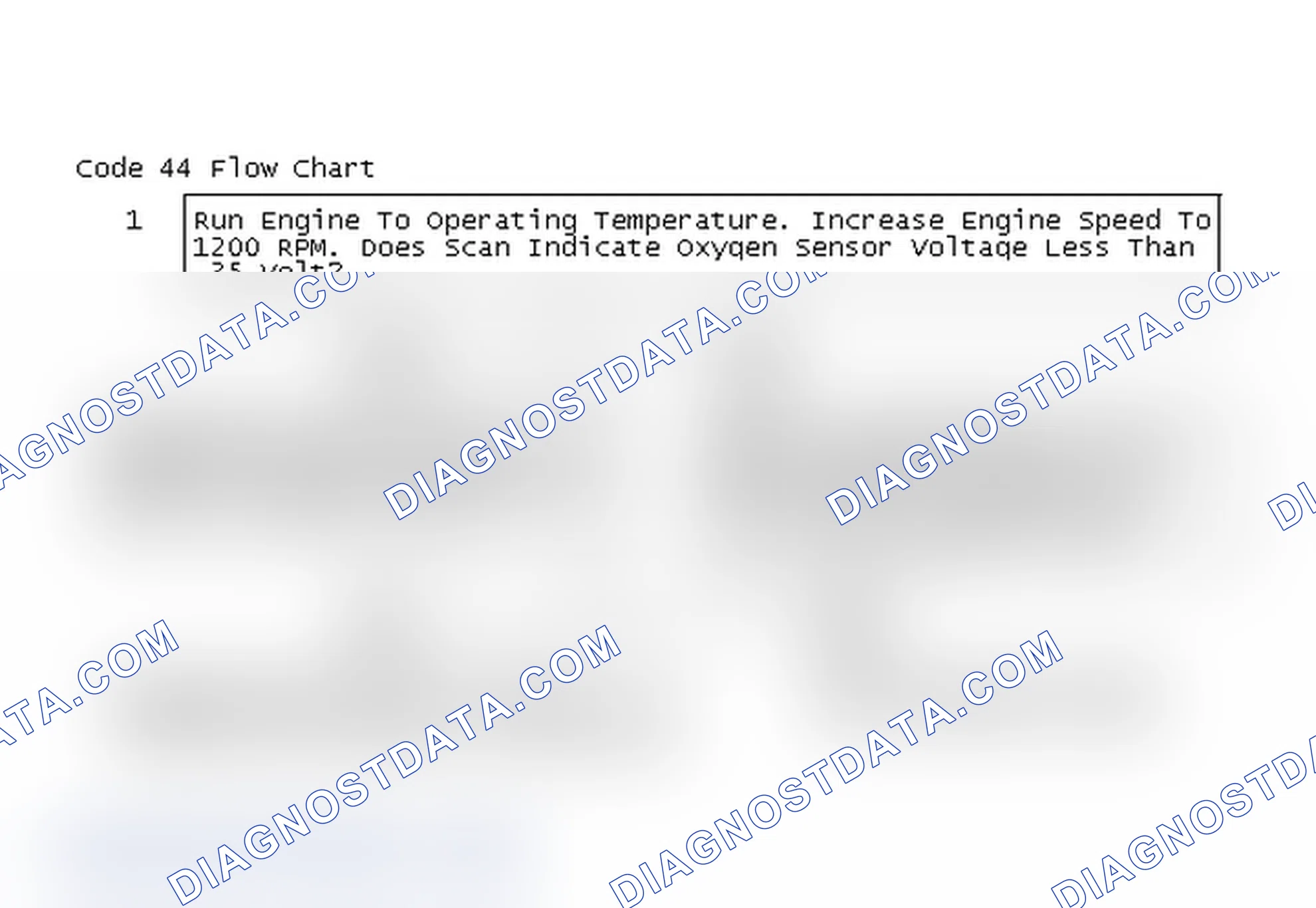 Scheme 284: Code 44 Flow Chart