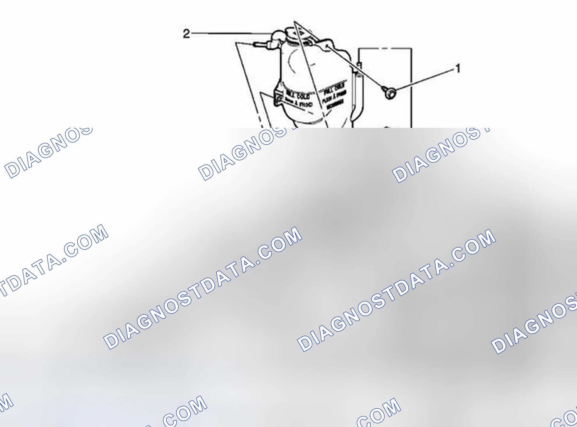 Scheme 11: Coolant Recovery Reservoir Replacement (Left Hand Drive)