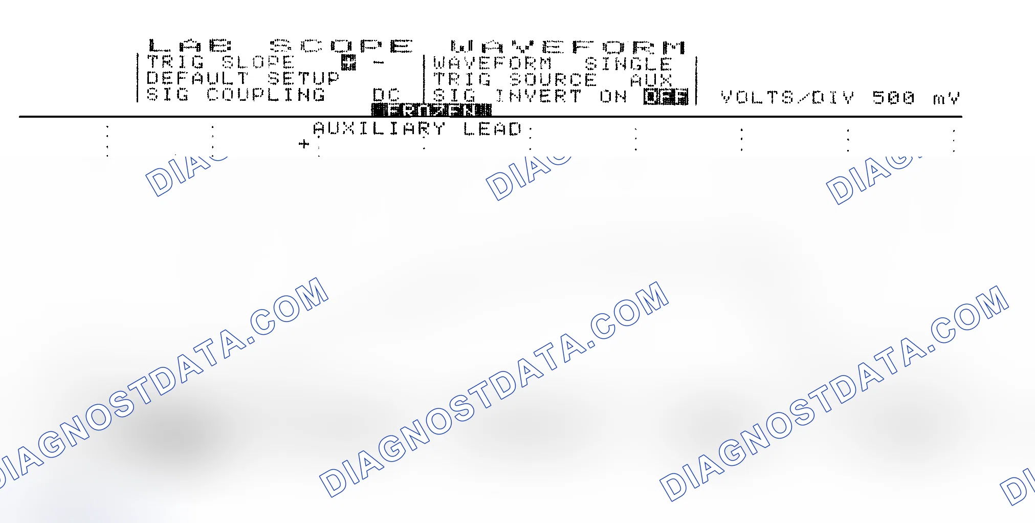 Scheme 14: Single Injector w/Excessive Current Flow - Current Pattern