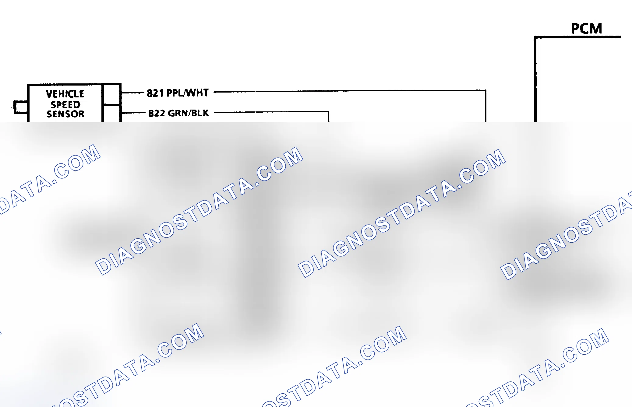 Scheme 45: Code 24 Schematic ("G" Series) Vehicle Speed Sensor Transmission Output Signal