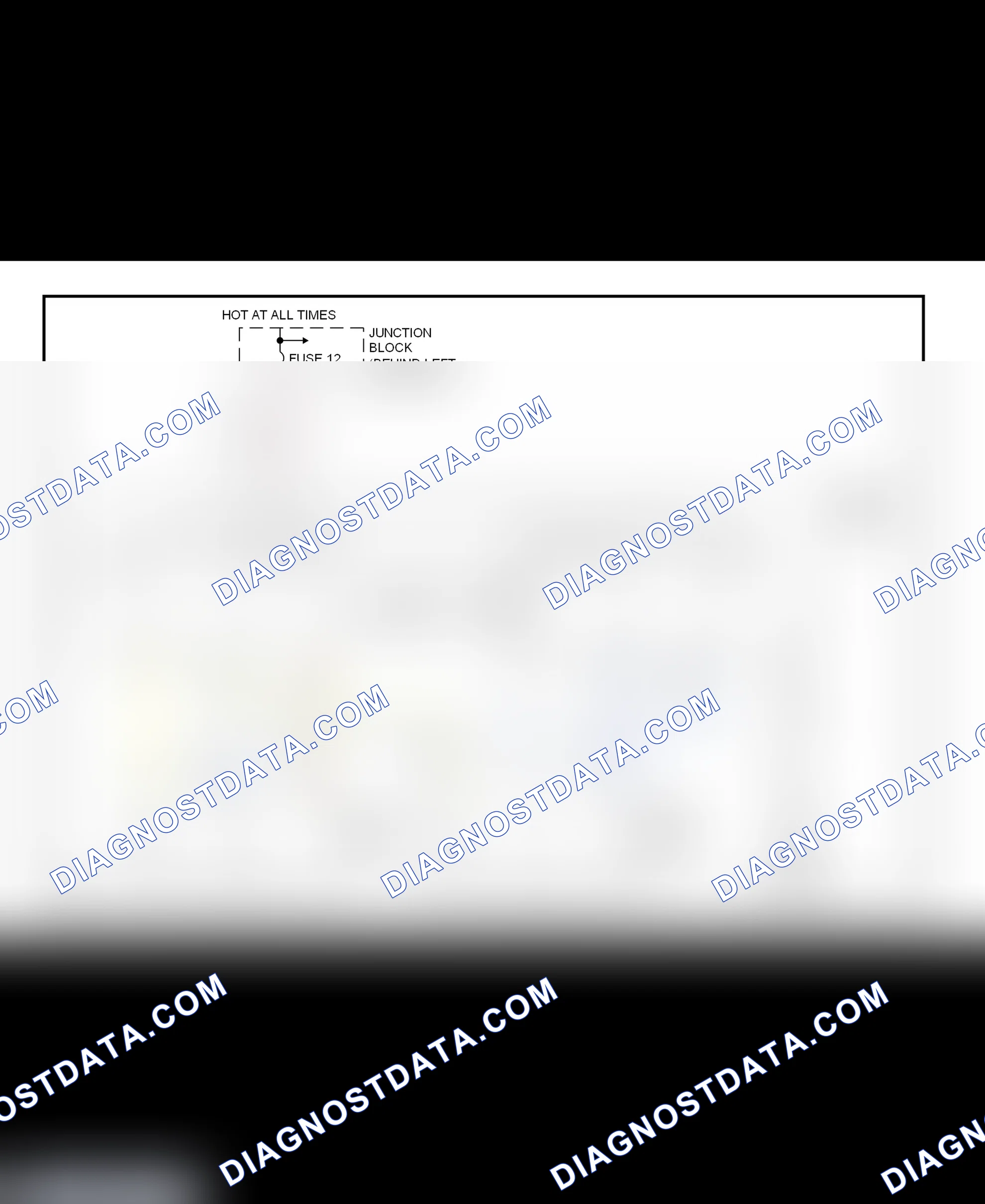 Scheme 5: Power Mirror System Wiring Diagram (Ram Van & Ram Wagon)