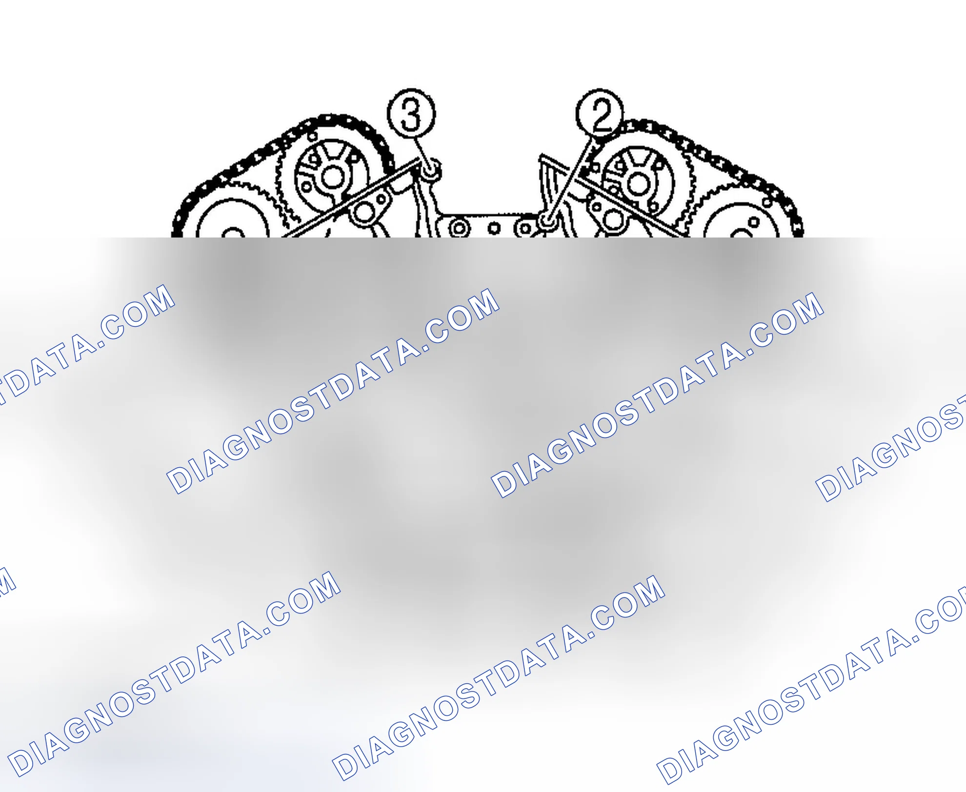Scheme 256: ENGINE FRONT COVER DISASSEMBLY NOTE