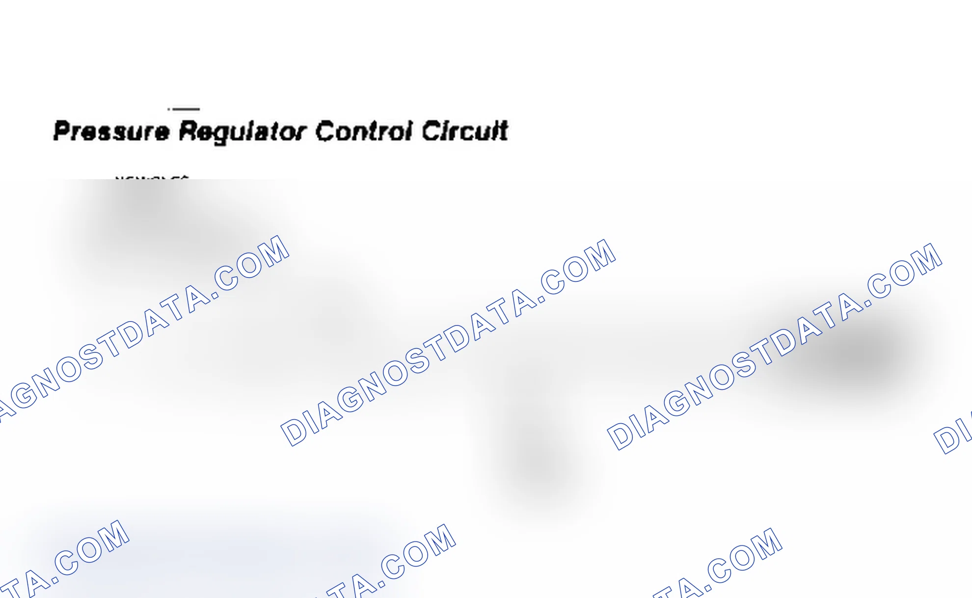 Scheme 37: Pressure Regulator Control Circuit