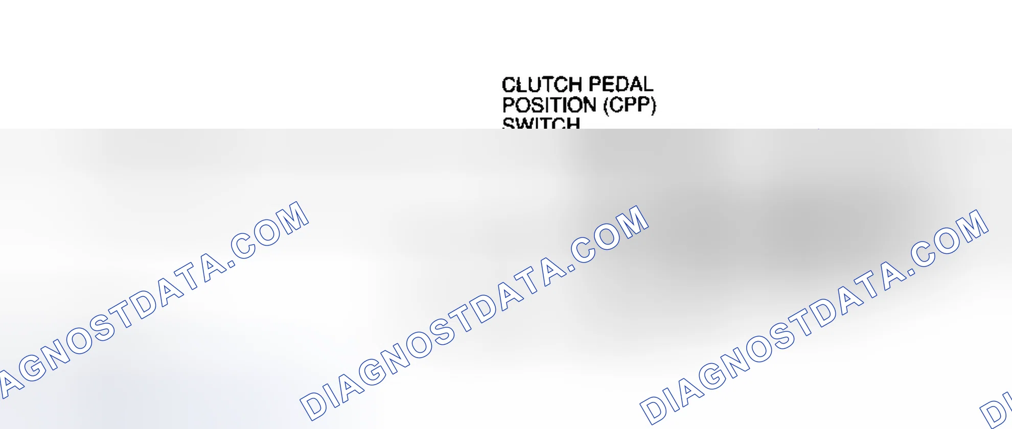 Scheme 271: CPP Switch Test Circuit & Connector Terminals