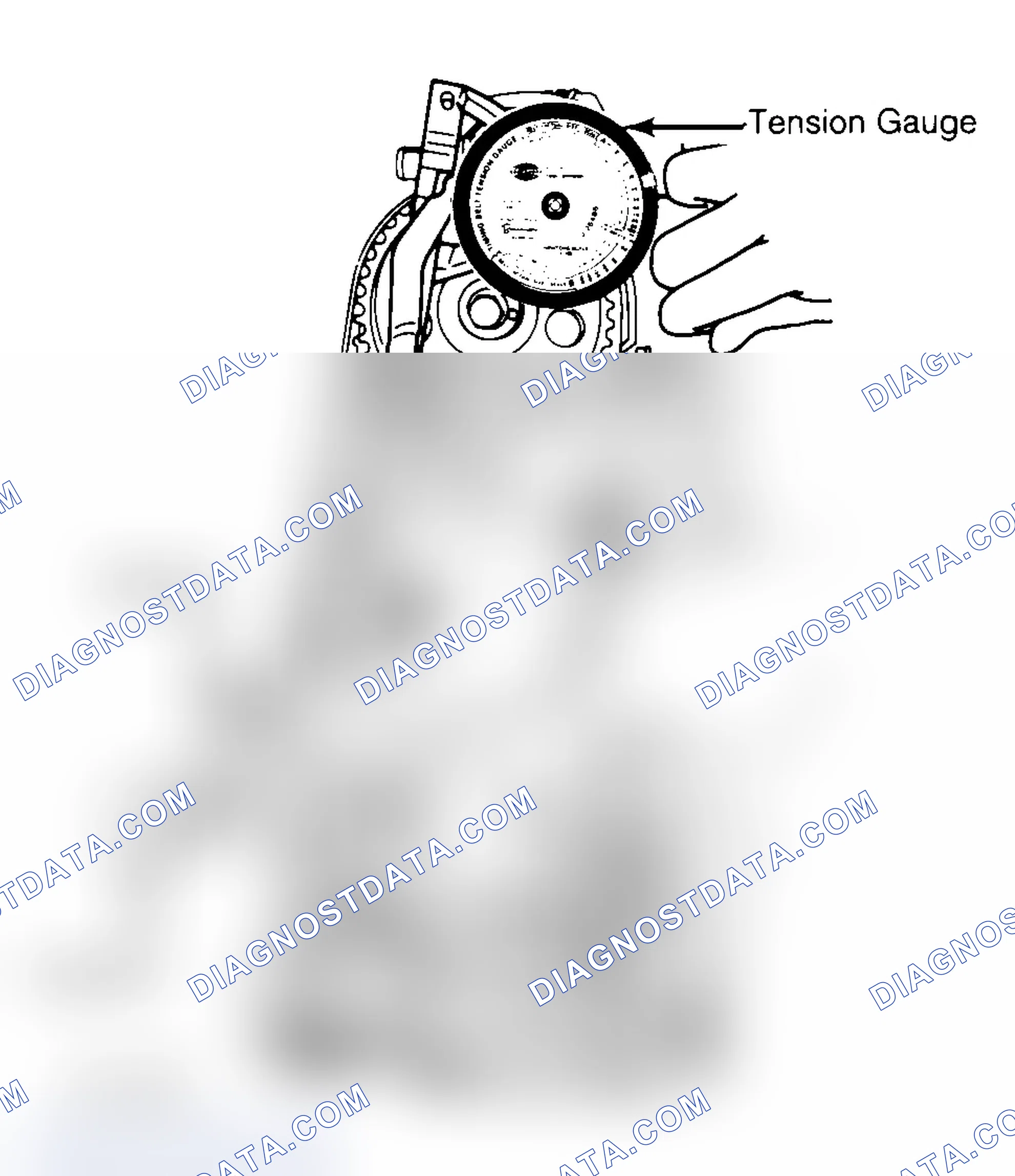 Scheme 28: Adjusting Typical Timing Belt Tension