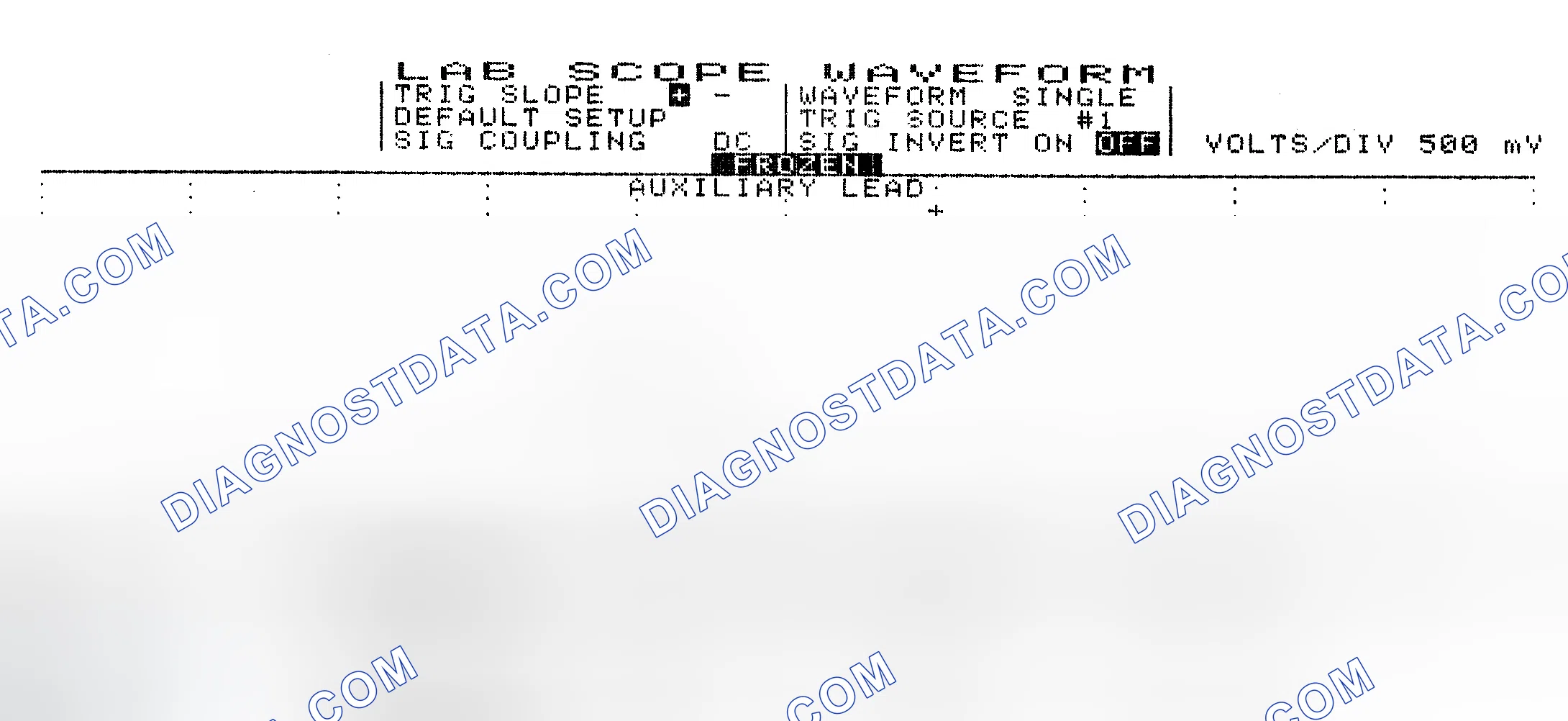 Scheme 10: Single Injector w/Excessive Current Flow - Current Pattern