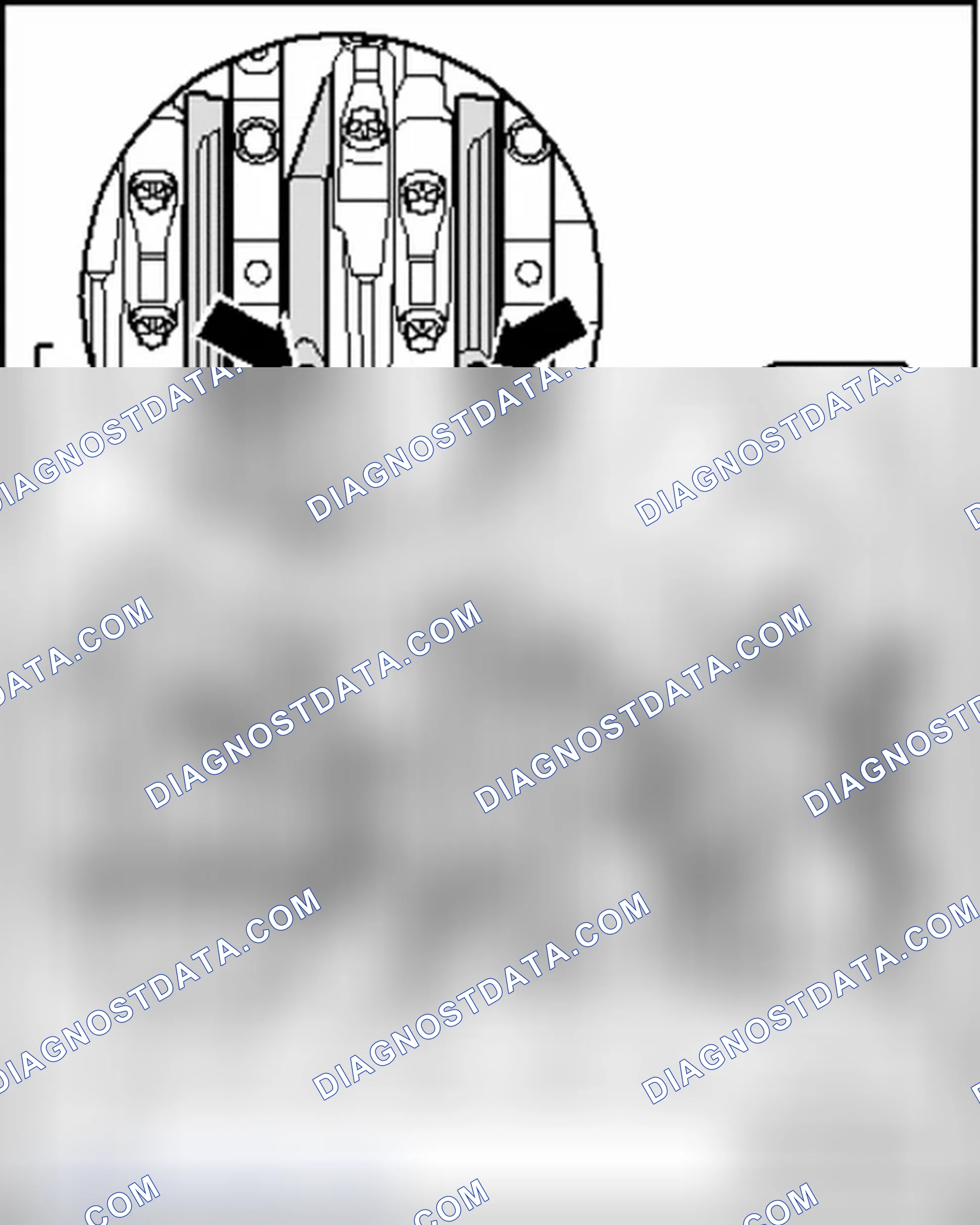 Scheme 166: Allocation of crankshaft bearing shells for bearing cap
