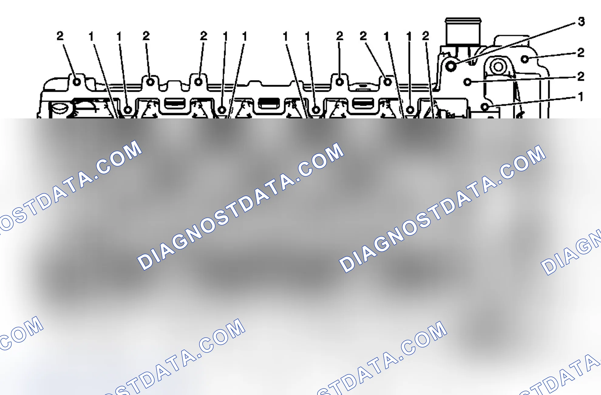 Scheme 12: Cylinder Head- Top View