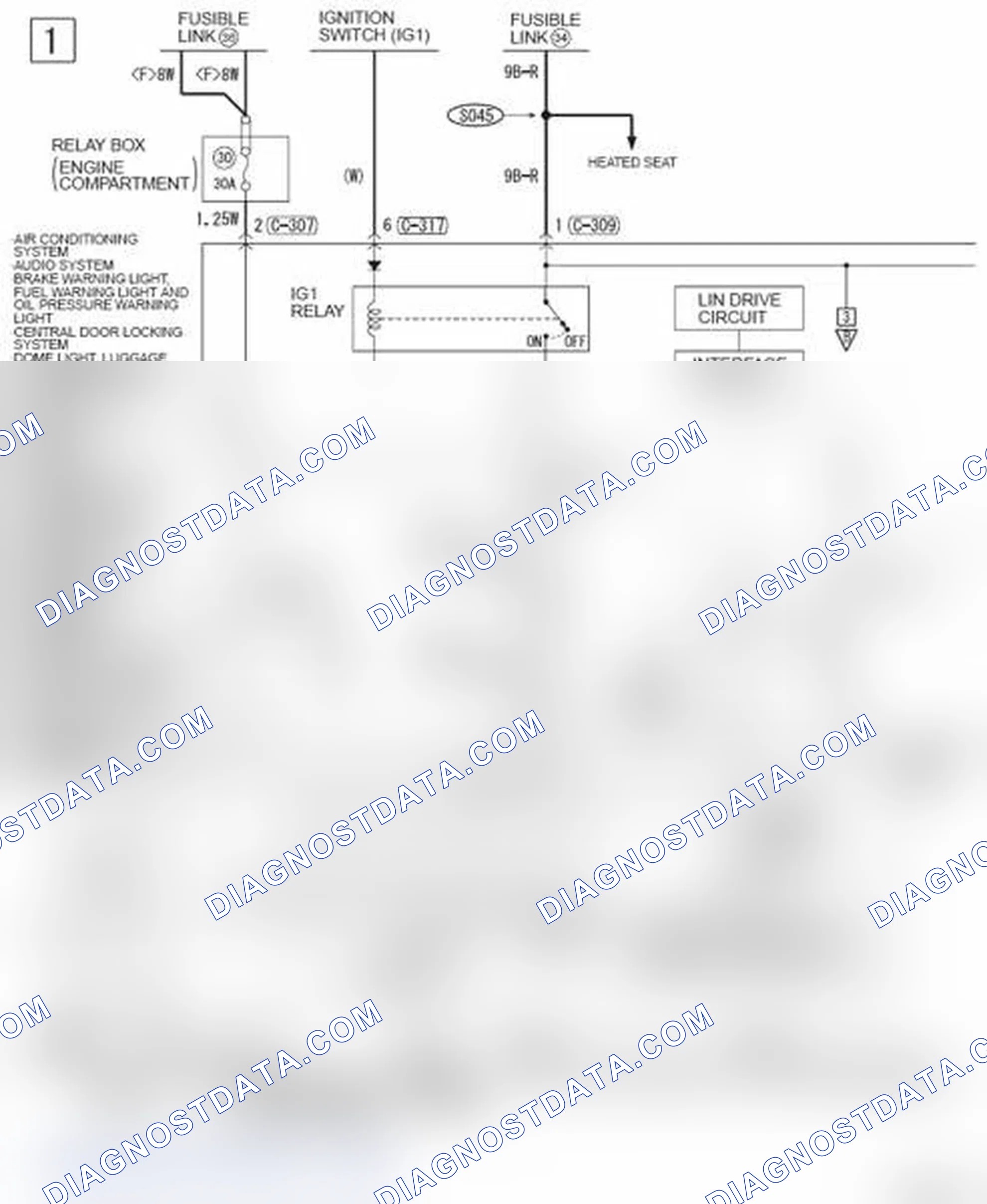 Scheme 868: WINDSHIELD WIPER AND WASHER