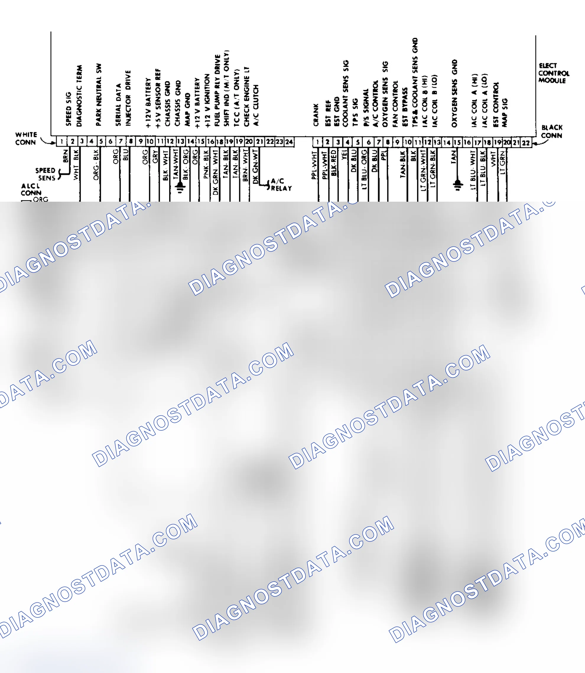 Scheme 315: CCC Wiring Diagram (1.8L & 2.5L Engines)