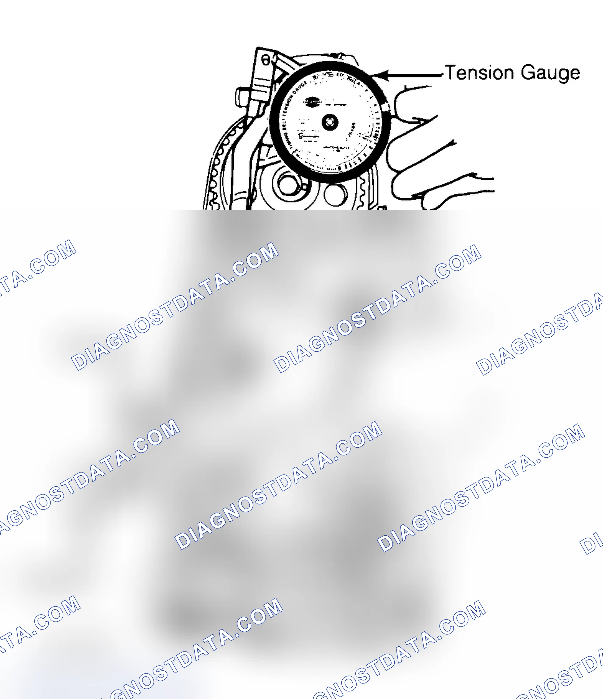 Scheme 28: Adjusting Typical Timing Belt Tension