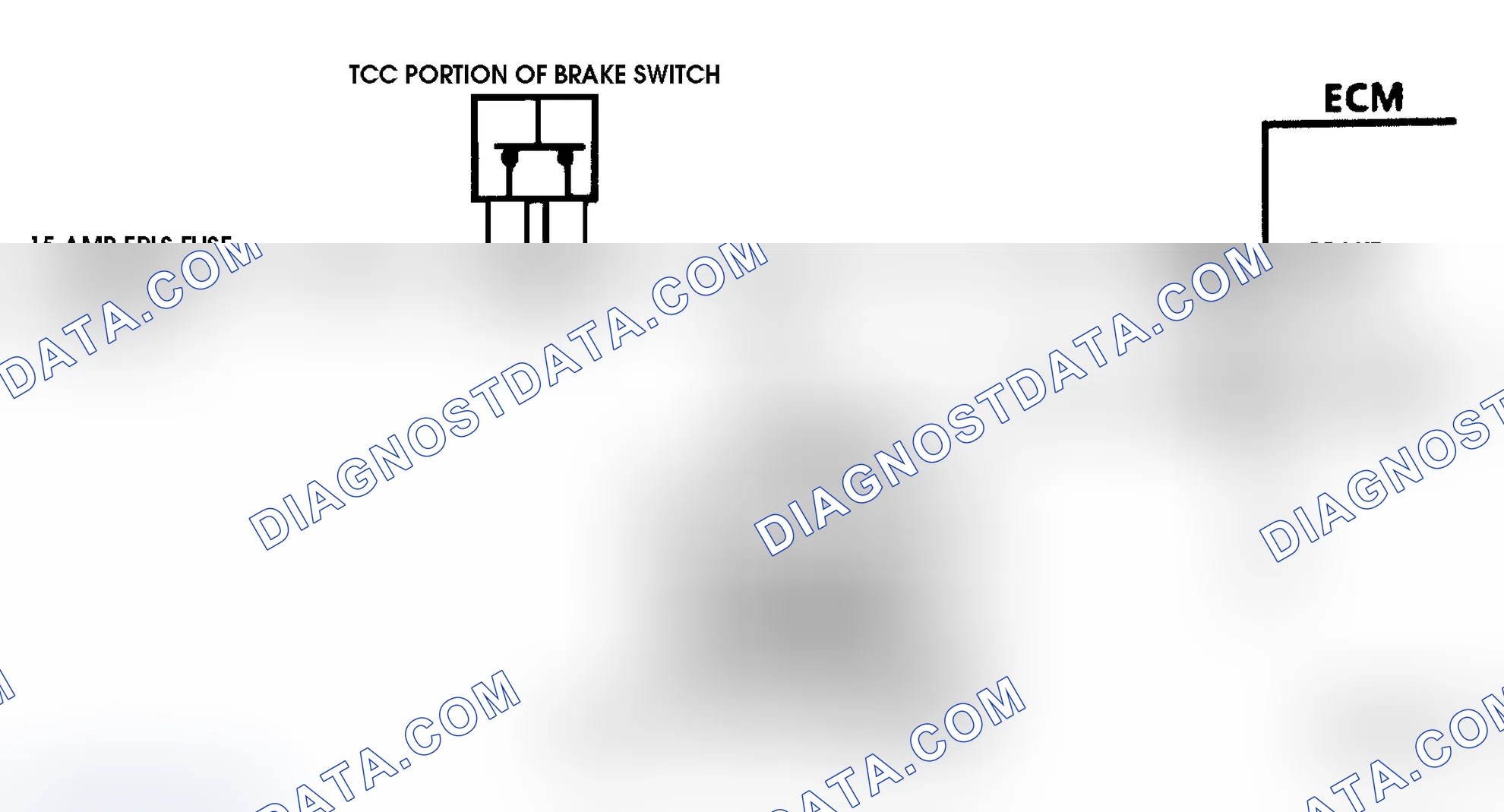 Scheme 310: Code 39: TCC Ckt Diag (3.8L W/440-T4 Trans)