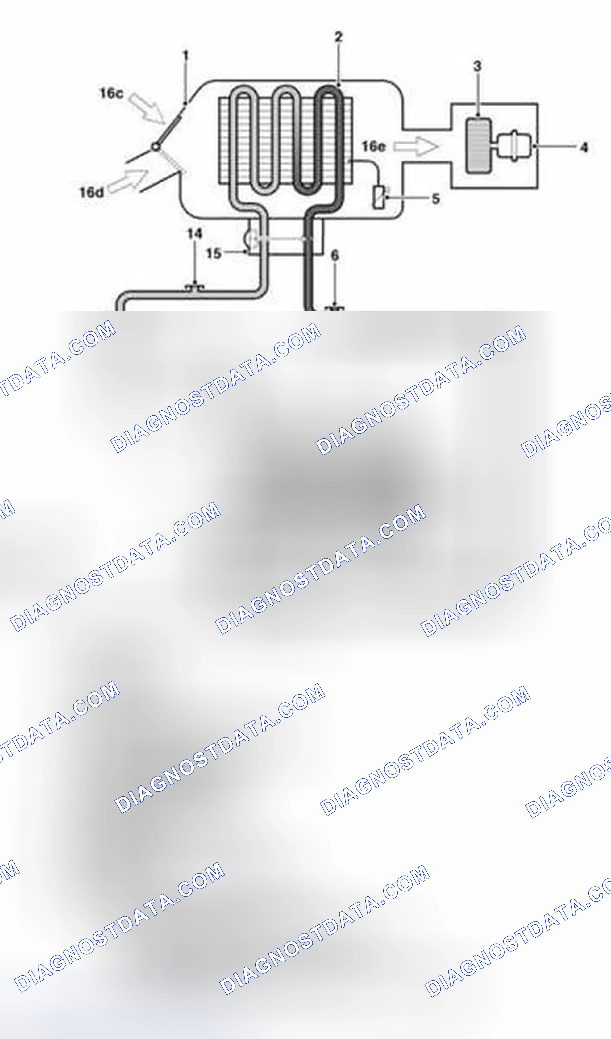 Scheme 53: A/C SYSTEM SCHEMATIC LAYOUT