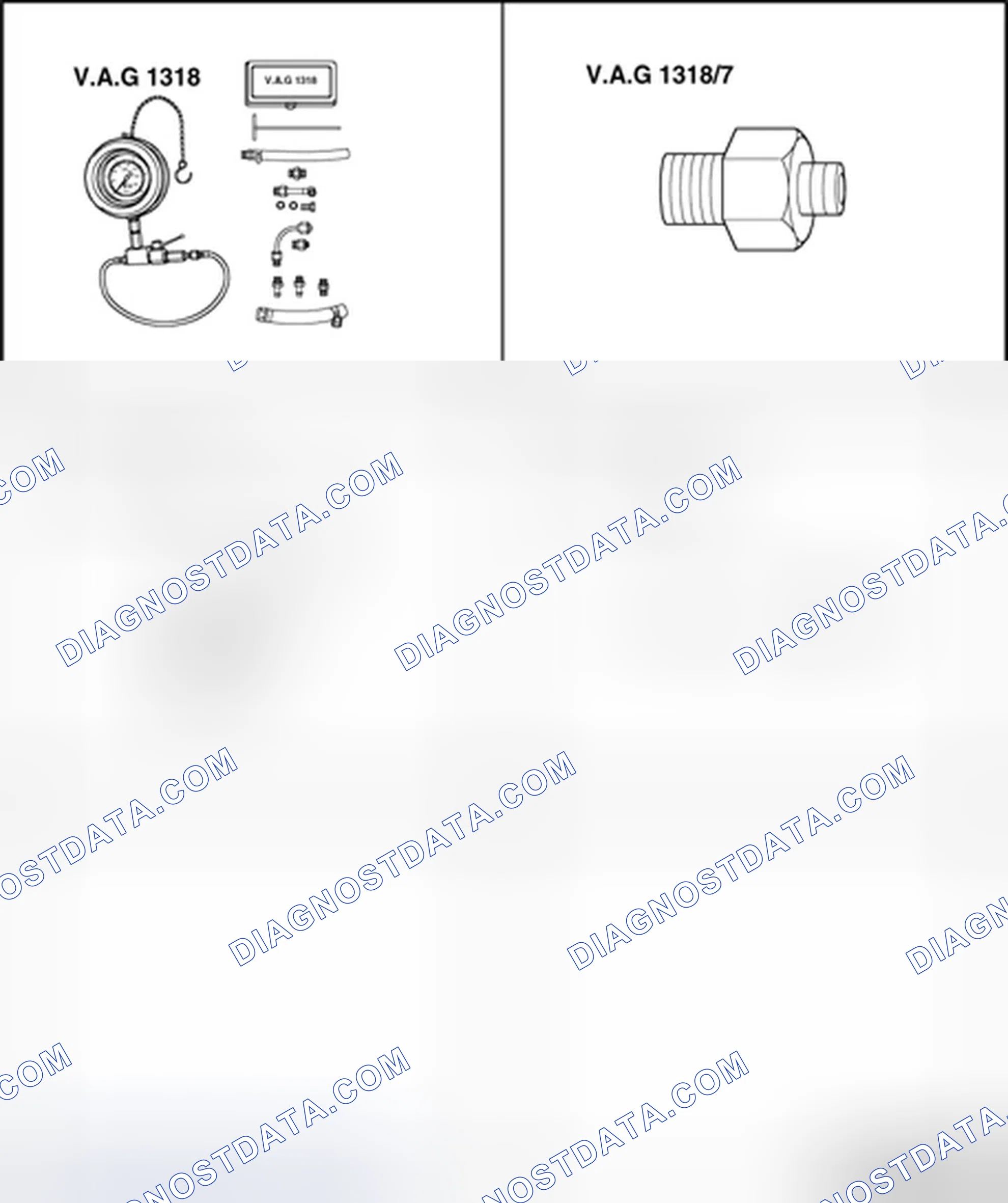 Scheme 496: Fuel pressure regulator and residual pressure, checking