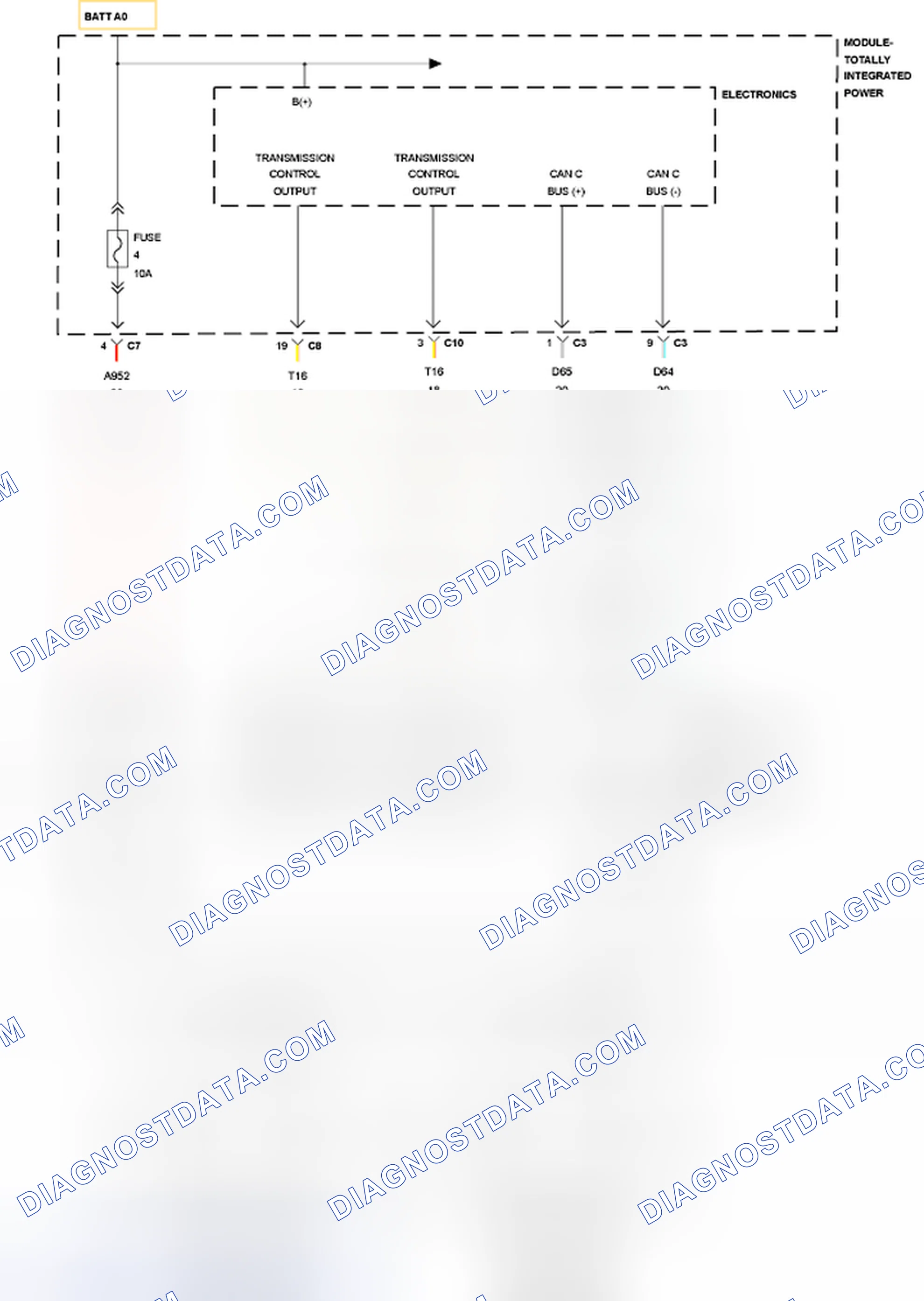 Scheme 286: NO RESPONSE FROM TCM (TRANSMISSION CONTROL MODULE) (CVT)