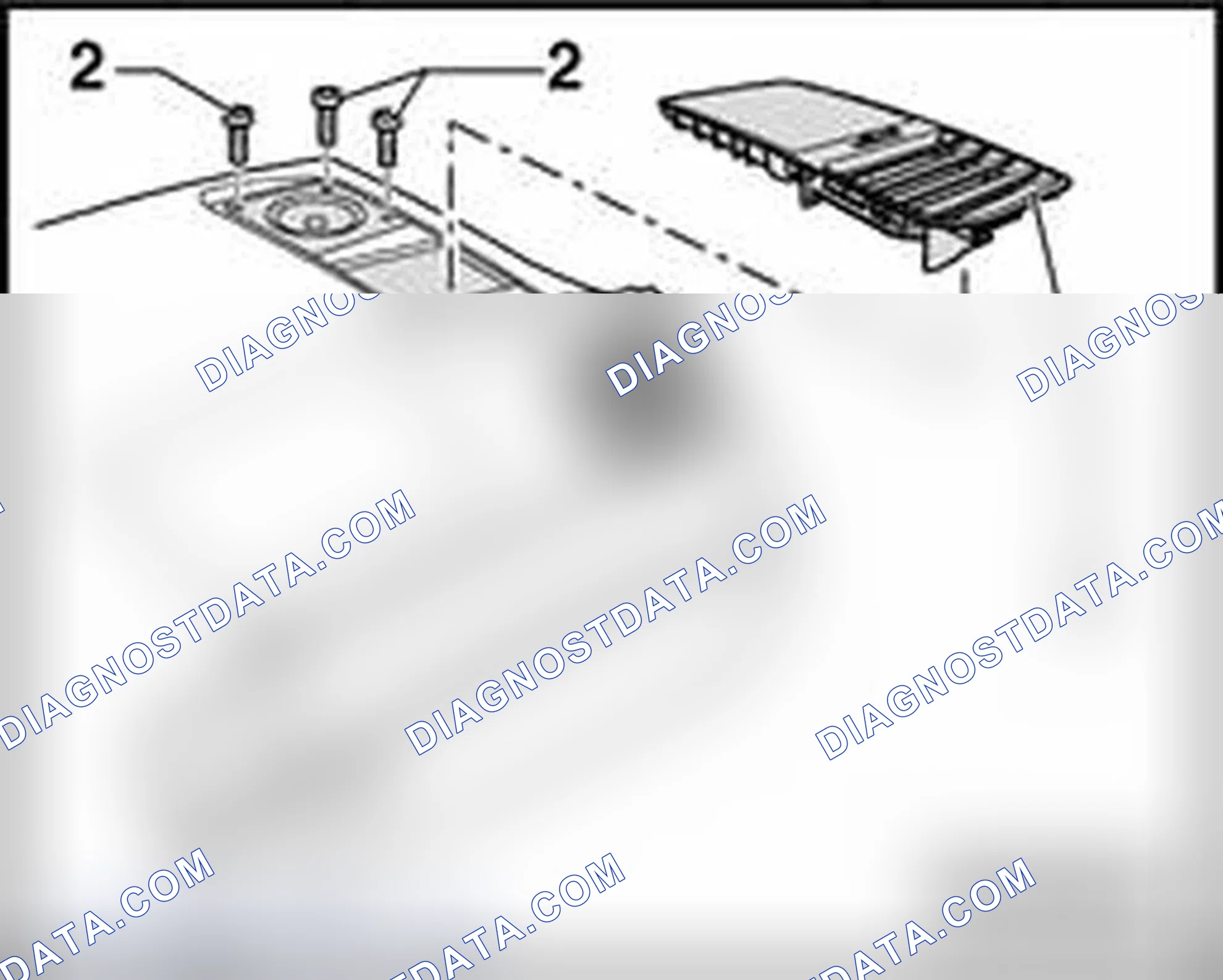 Scheme 111: Removing left and right instrument panel speaker
