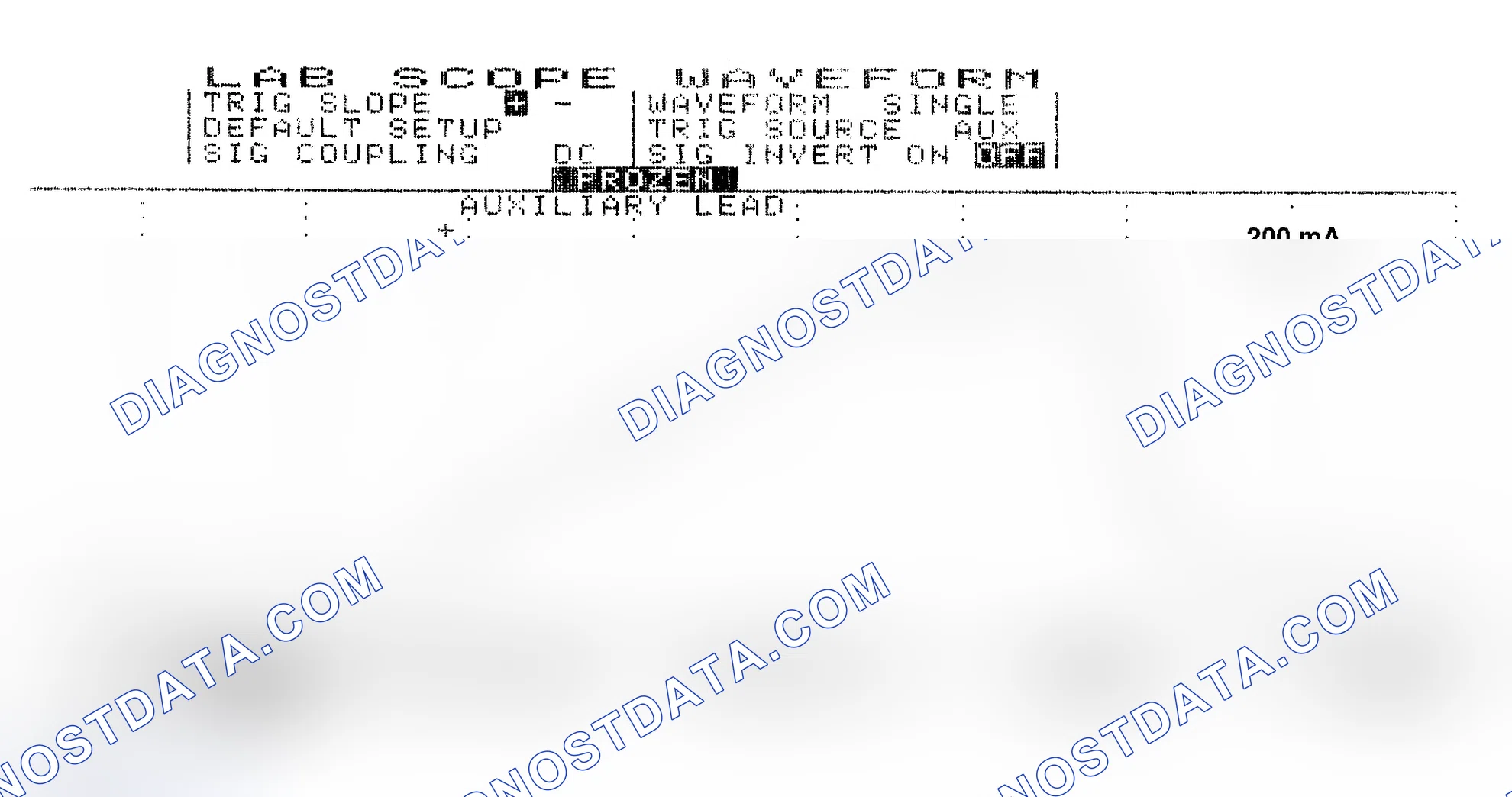 Scheme 13: Single Injector w/Normal Current Flow - Current Pattern