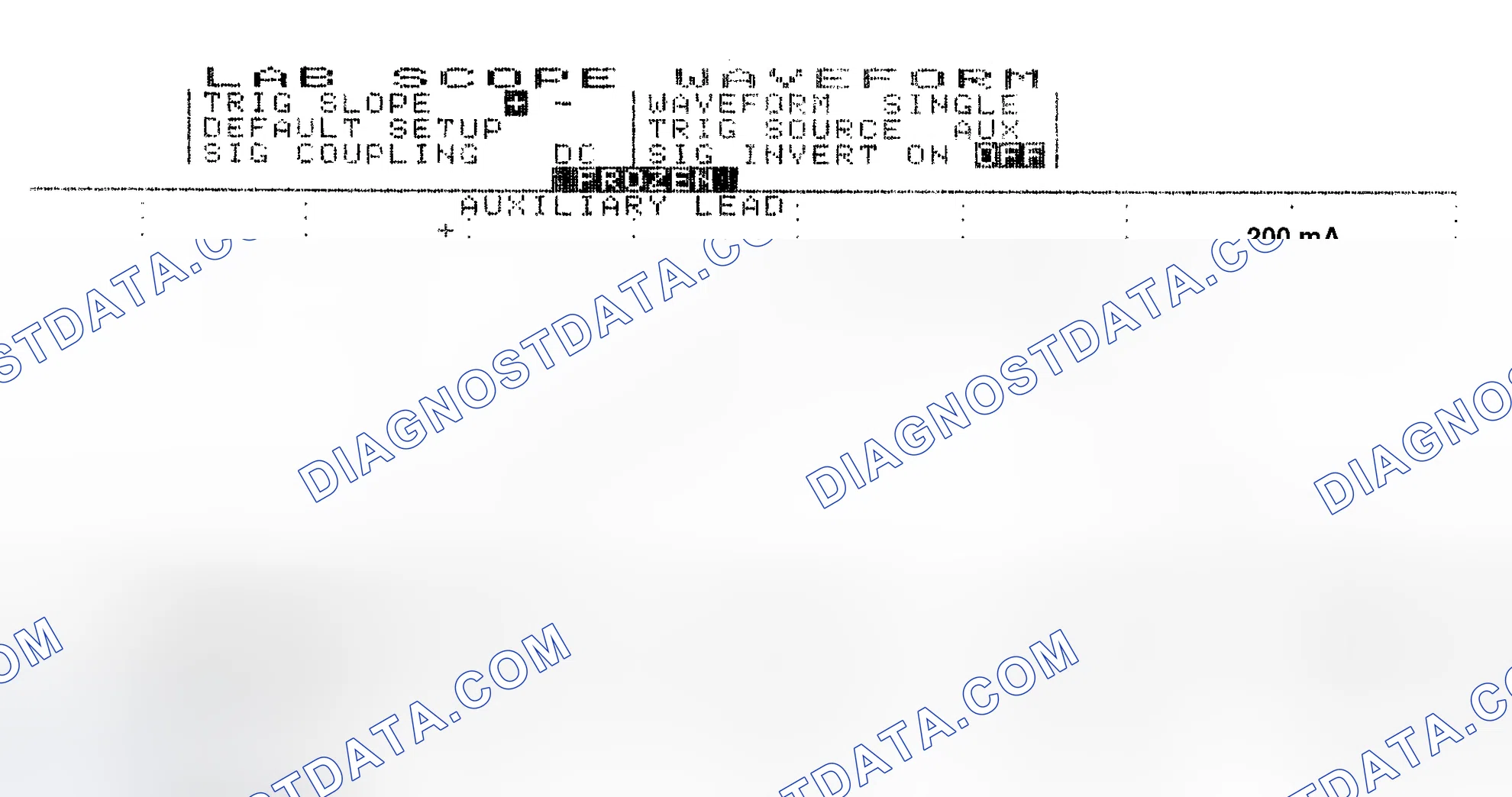 Scheme 13: Single Injector w/Normal Current Flow - Current Pattern