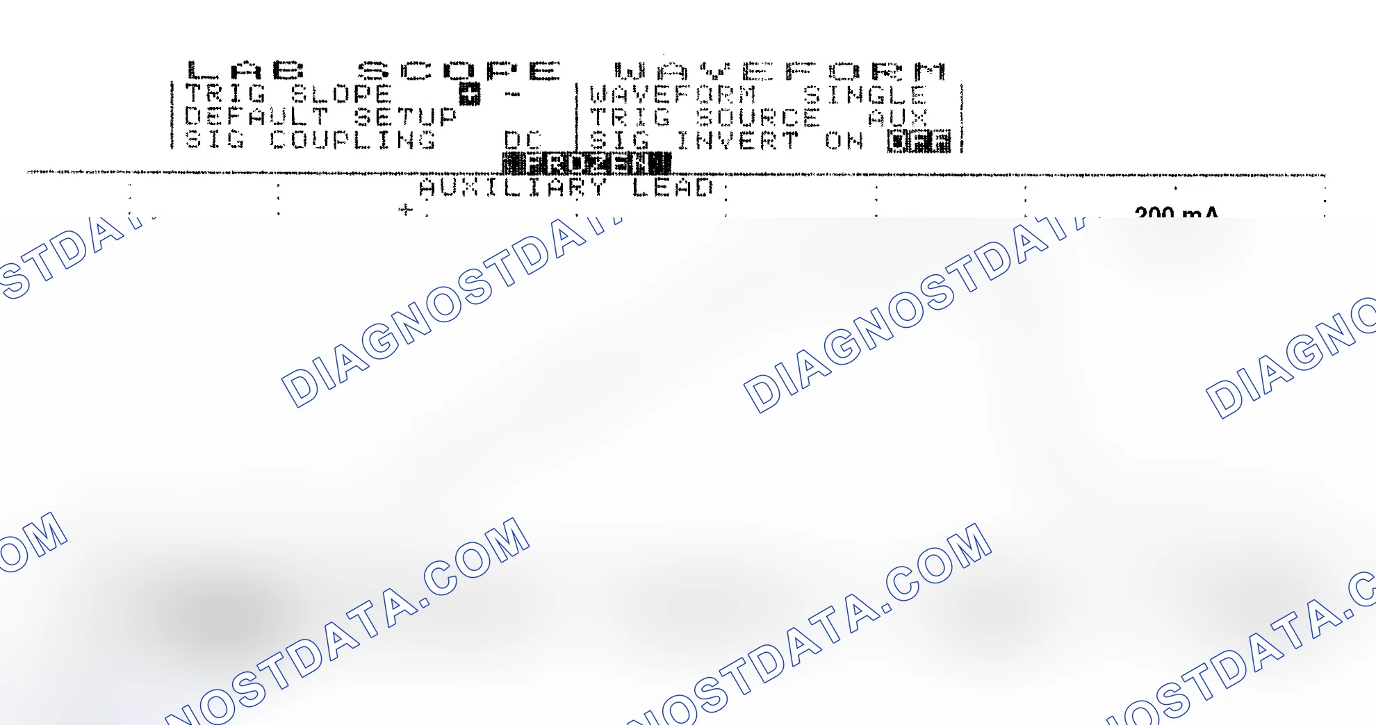 Scheme 13: Single Injector w/Normal Current Flow - Current Pattern