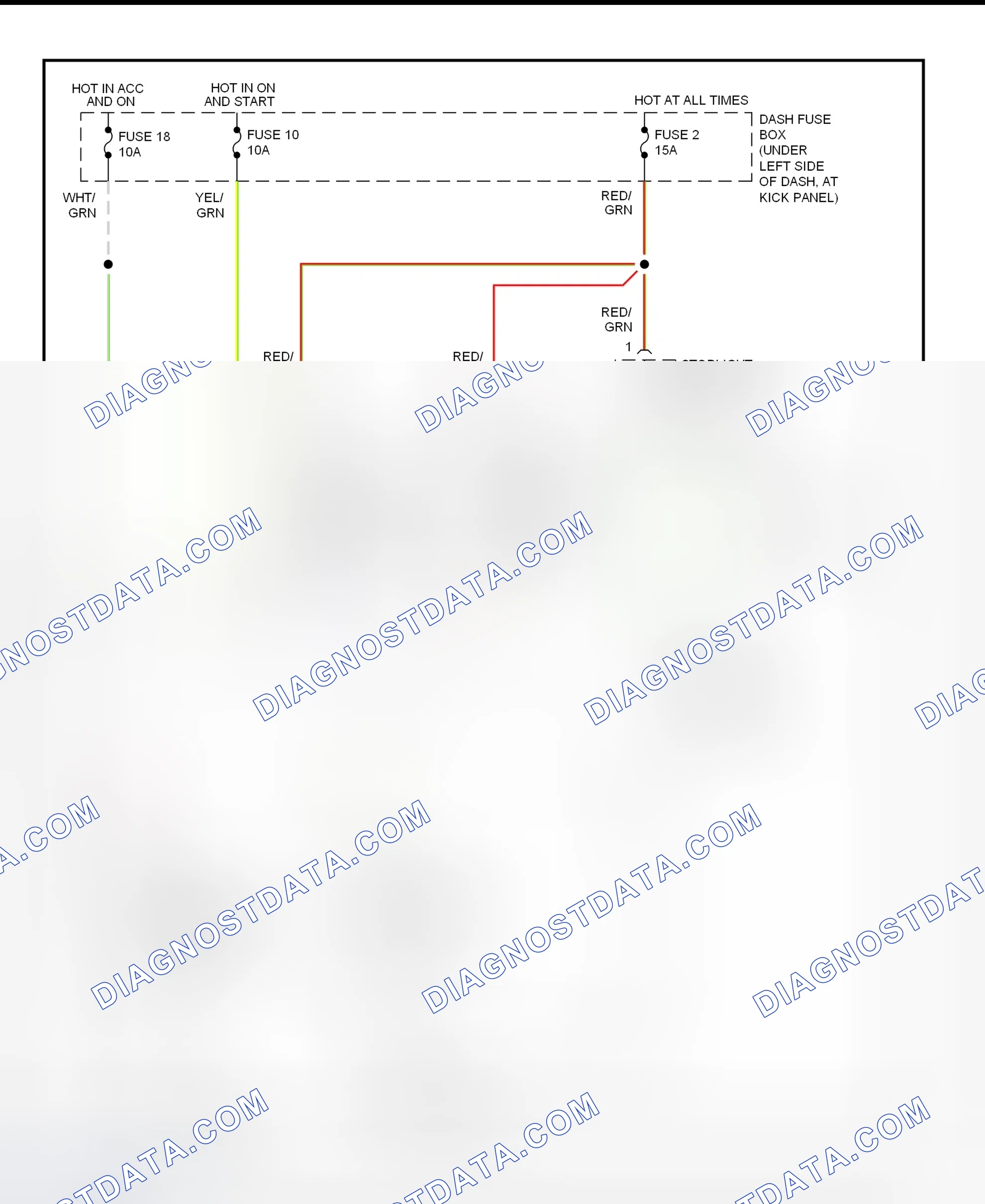 Scheme 153: Shift Interlock System Wiring Diagram (1998-99 Sonata)
