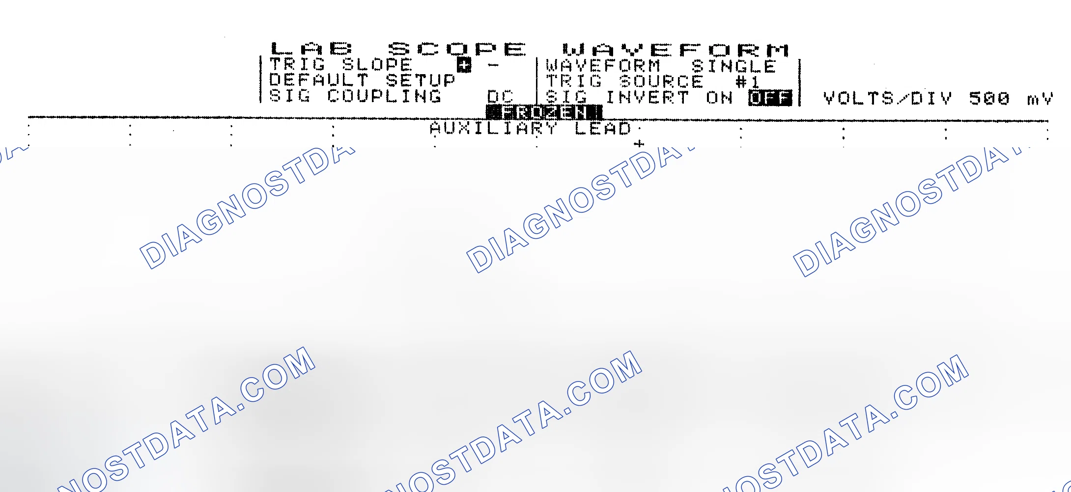 Scheme 10: Single Injector w/Excessive Current Flow - Current Pattern