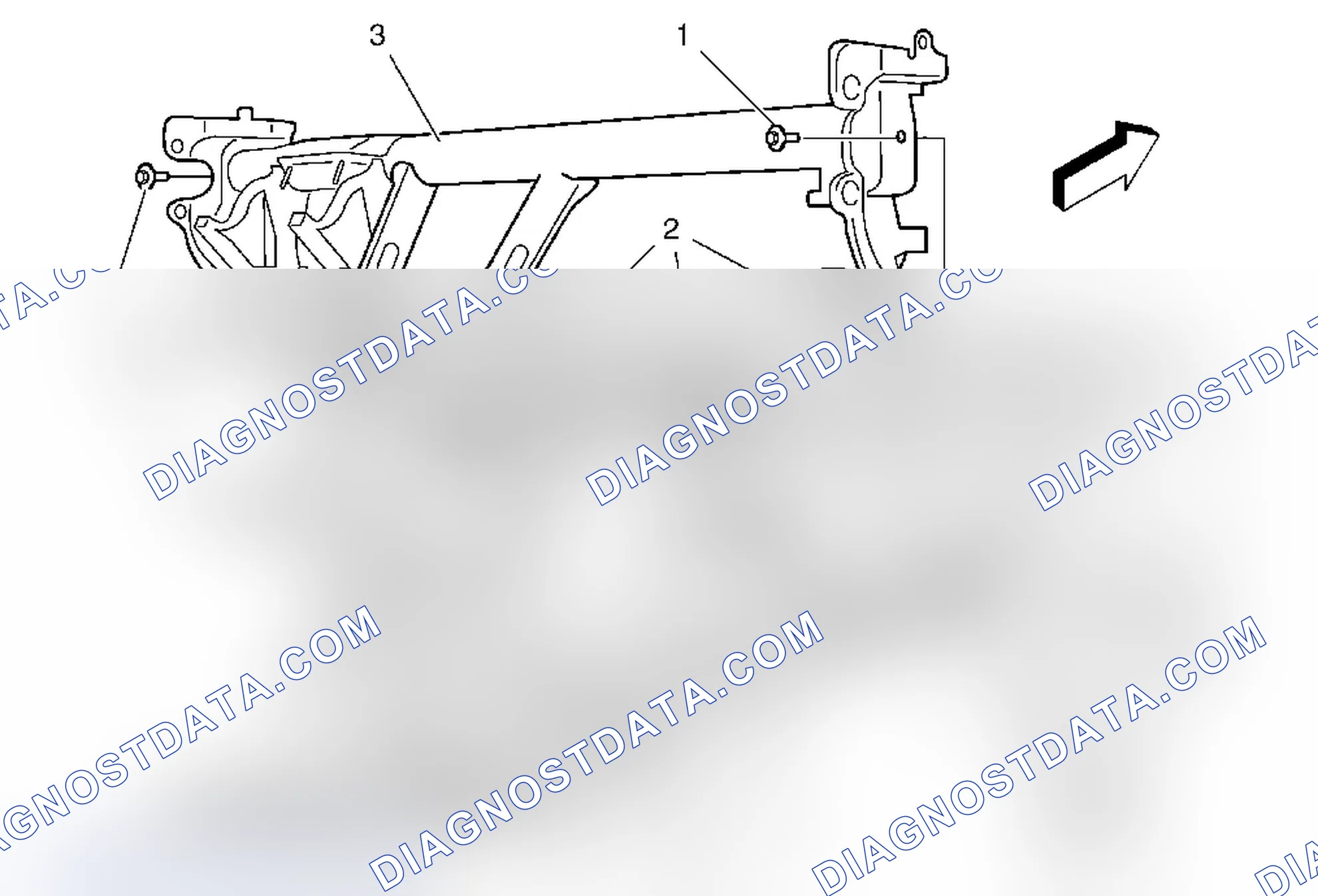 Scheme 36: Instrument Panel Tie Bar Replacement