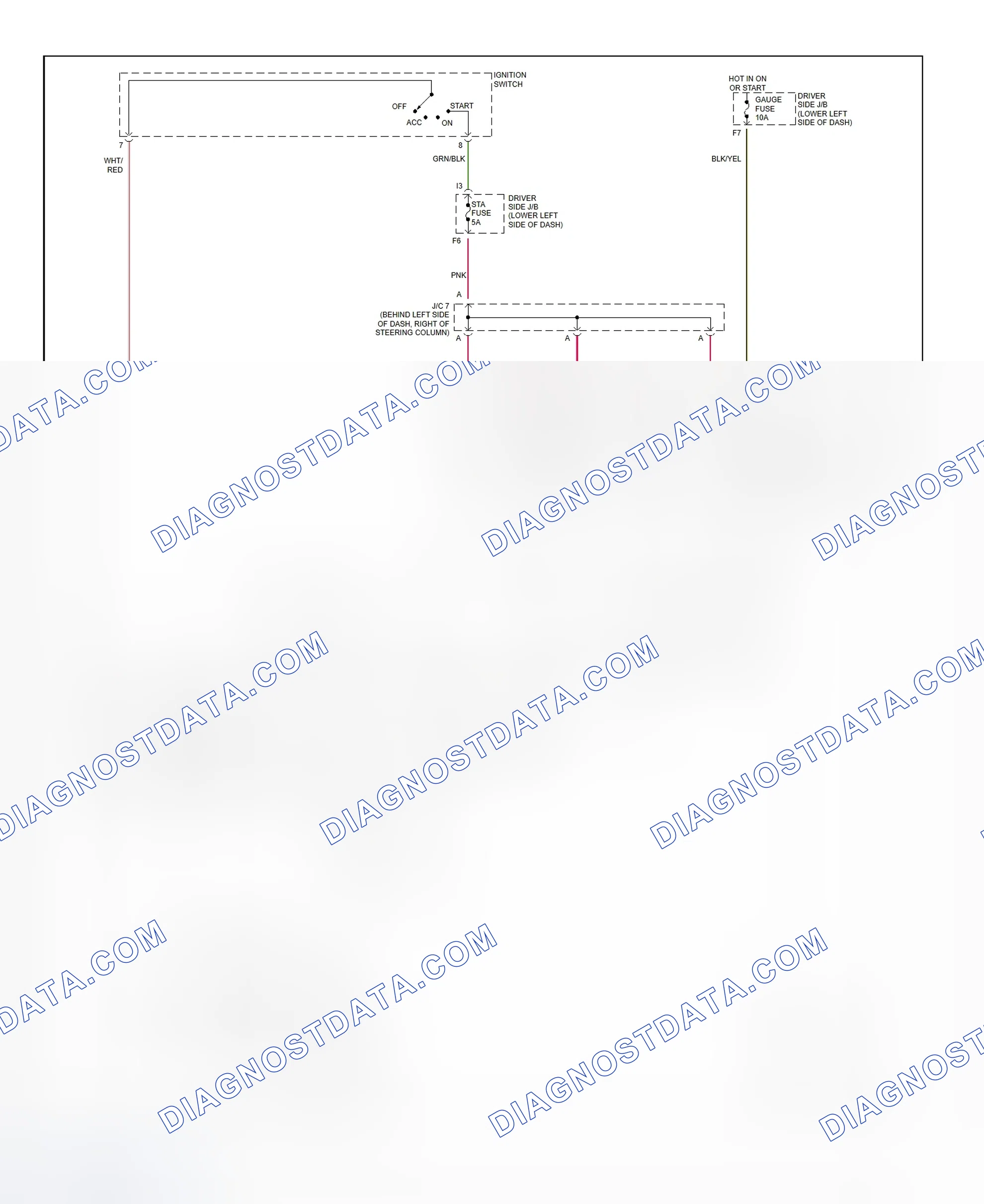 Fig. 31: Starting System Wiring Diagram (Tundra)