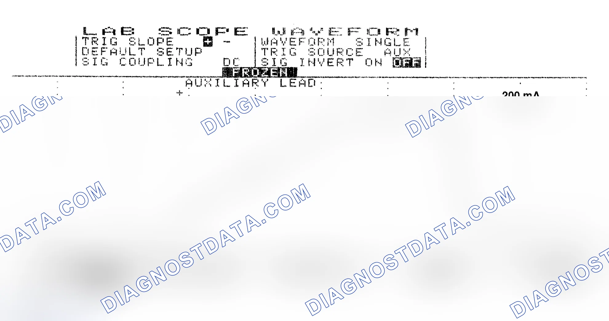 Scheme 13: Single Injector w/Normal Current Flow - Current Pattern