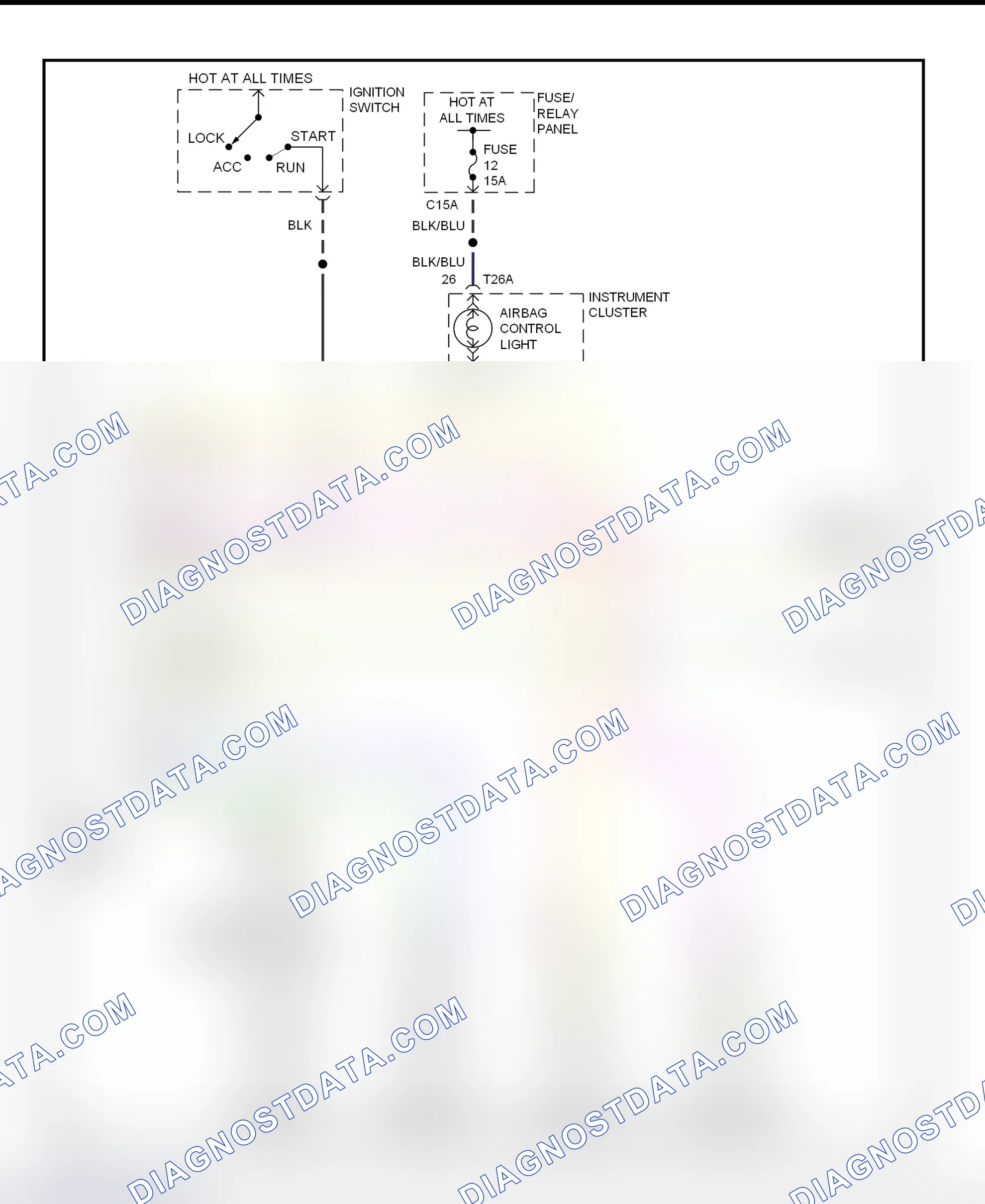Scheme 8: SRS Wiring Diagram (Cabriolet)