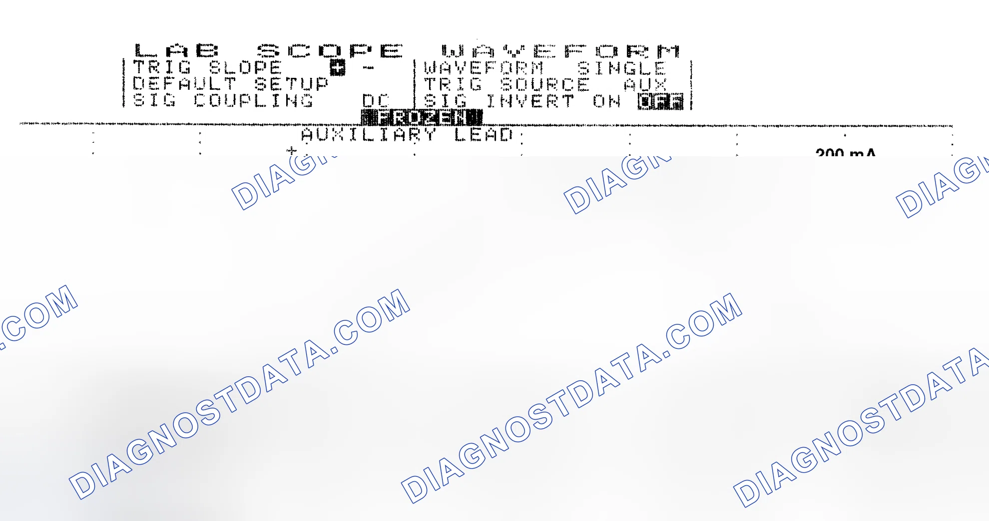 Scheme 13: Single Injector w/Normal Current Flow - Current Pattern