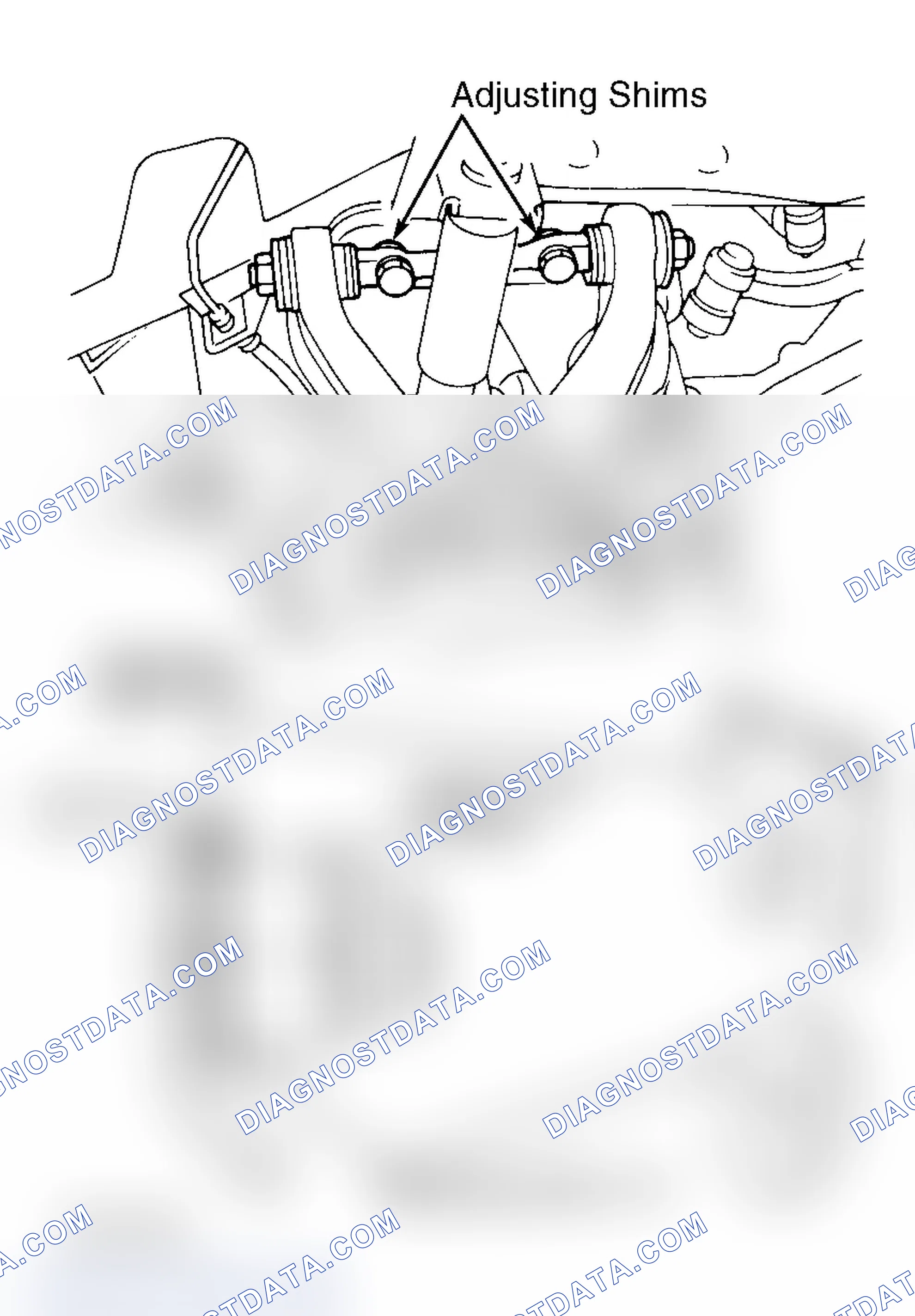 Scheme 11: Adjusting Front Caster & Camber (Pathfinder & Pickup) Courtesy of Nissan Motor Co., U.S.A.