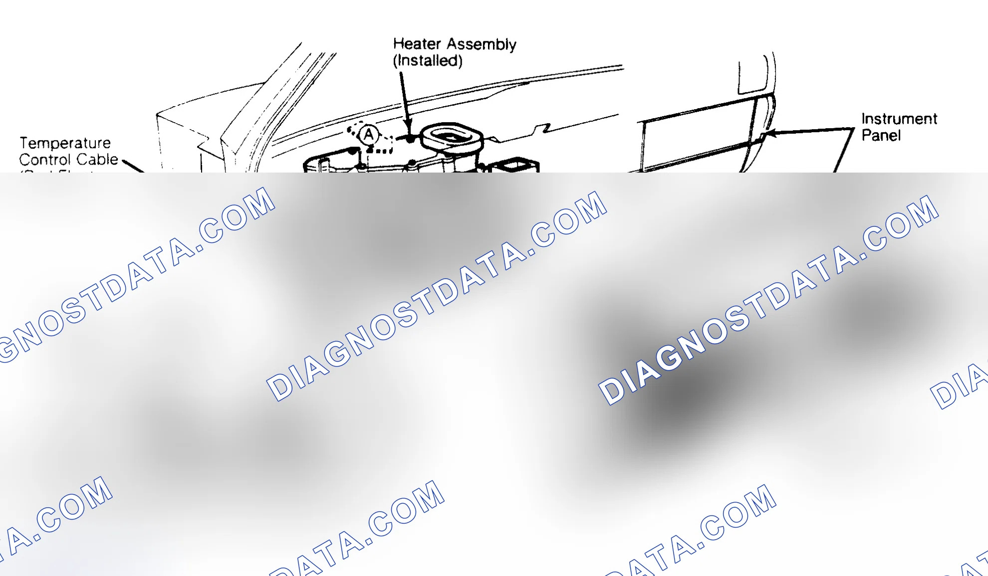 Scheme 2: Temperature Cable (Front Wheel Drive Models)