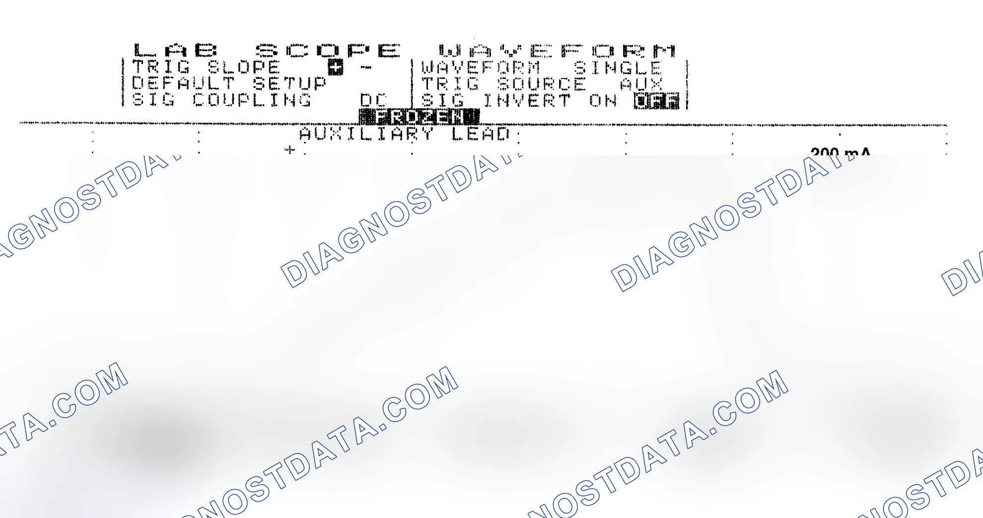 Scheme 13: Single Injector w/Normal Current Flow - Current Pattern