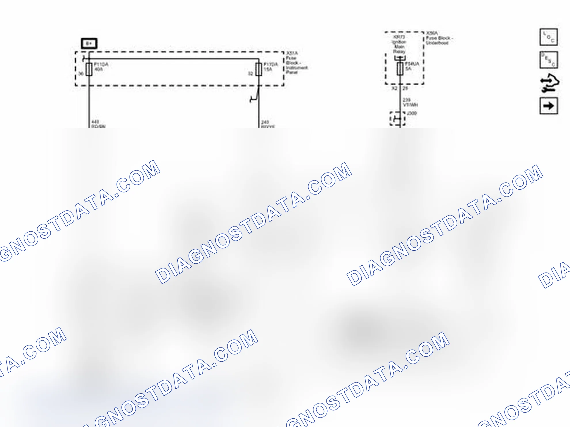 Scheme 45: Module Power and Ground, Blower Control, and Serial Data Wiring Schematics
