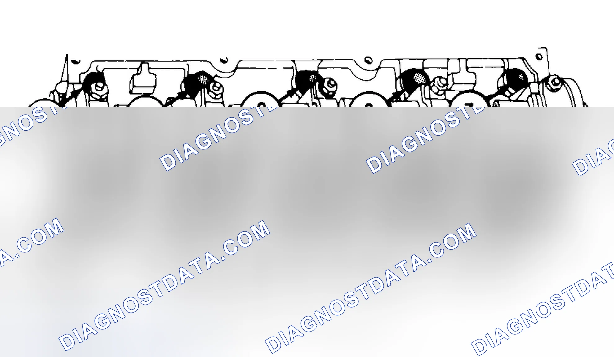 Scheme 7: Typical Cylinder Head Tightening or Loosening Sequence