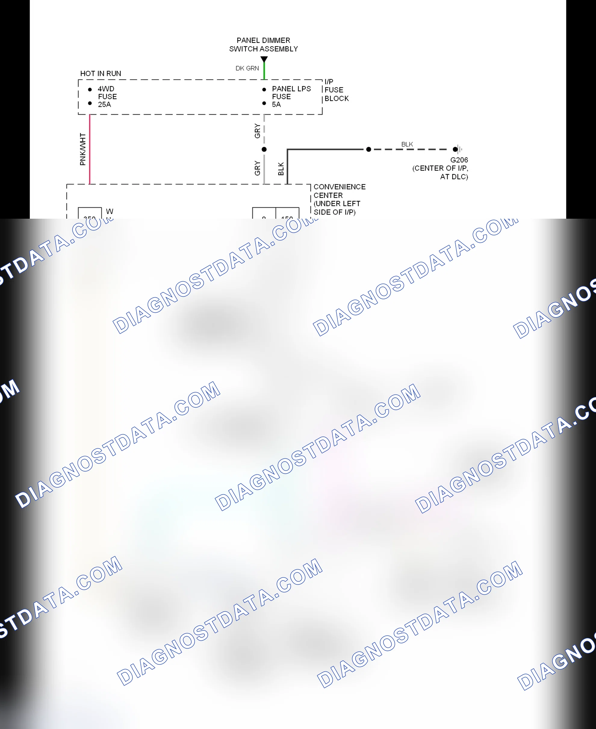 Scheme 8: Transfer Case Circuit (1993 H/D 4-Speed A/T)