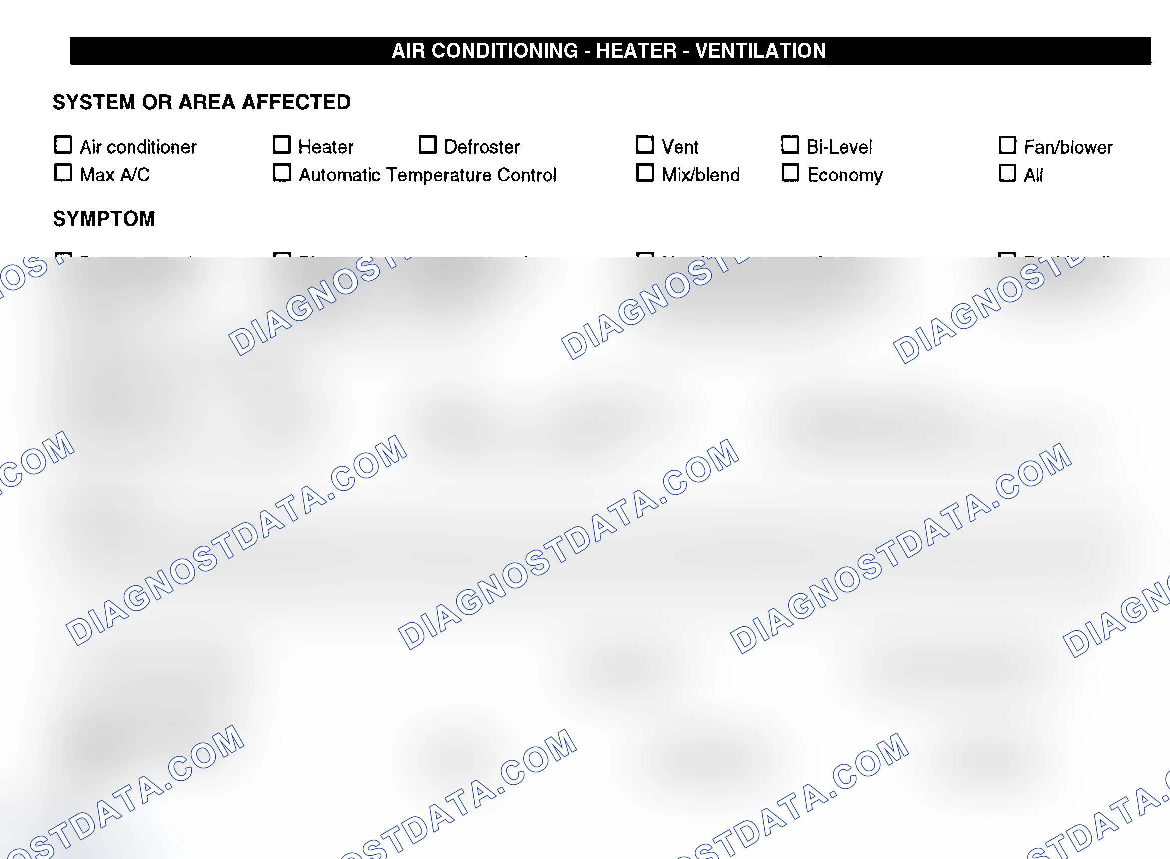 Scheme 8: Air Conditioning, Heater & Ventilation