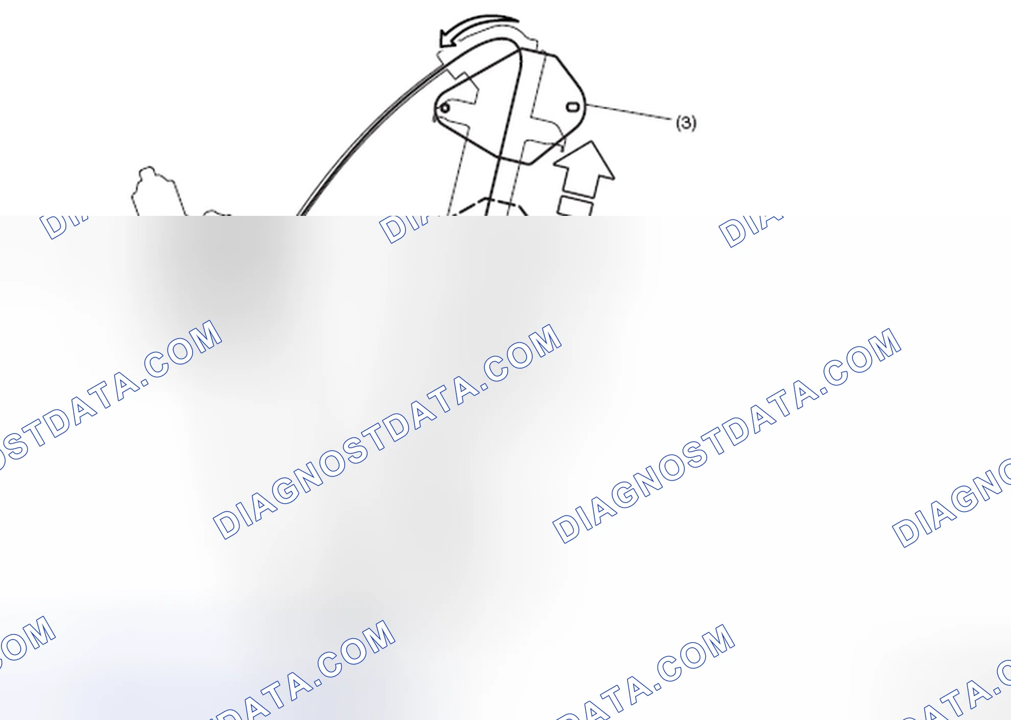 Scheme 2: Power Window Operation Diagram (Glass Moving Up)