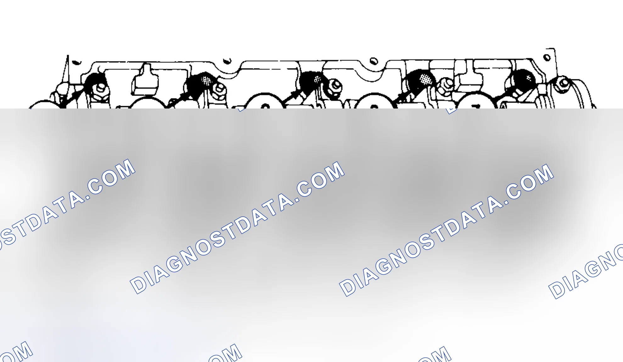 Scheme 7: Typical Cylinder Head Tightening or Loosening Sequence