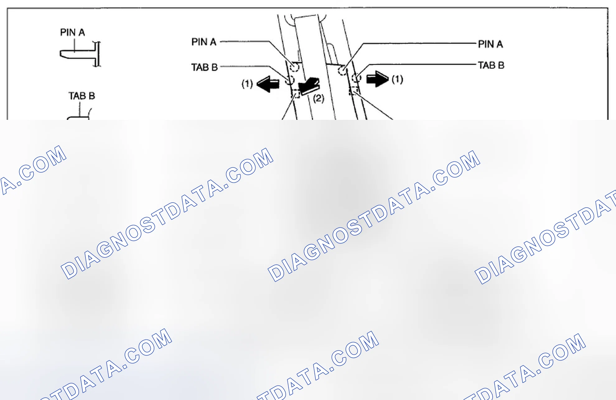 Scheme 102: B-PILLAR LOWER TRIM REMOVAL/INSTALLATION