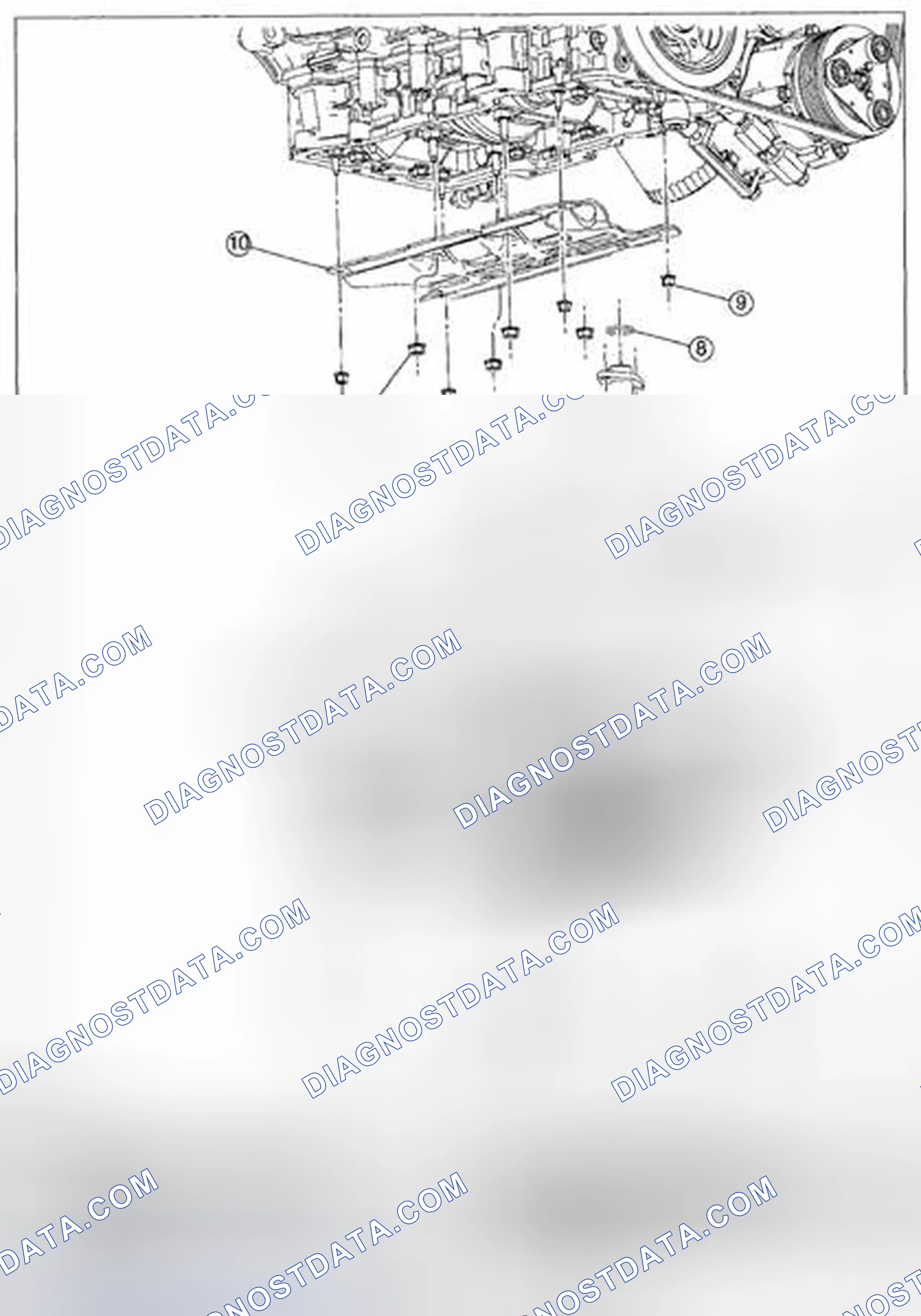 Scheme 23: Oil Pan, Oil Pan Baffle and Oil Pump Screen and Pickup Tube