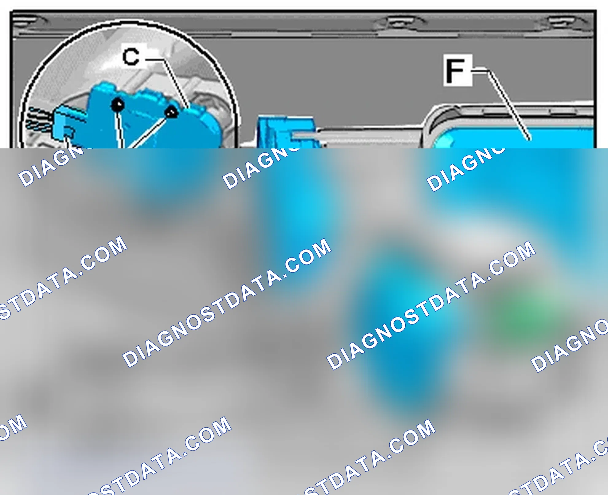 Scheme 421: RECIRCULATION DOOR -V113