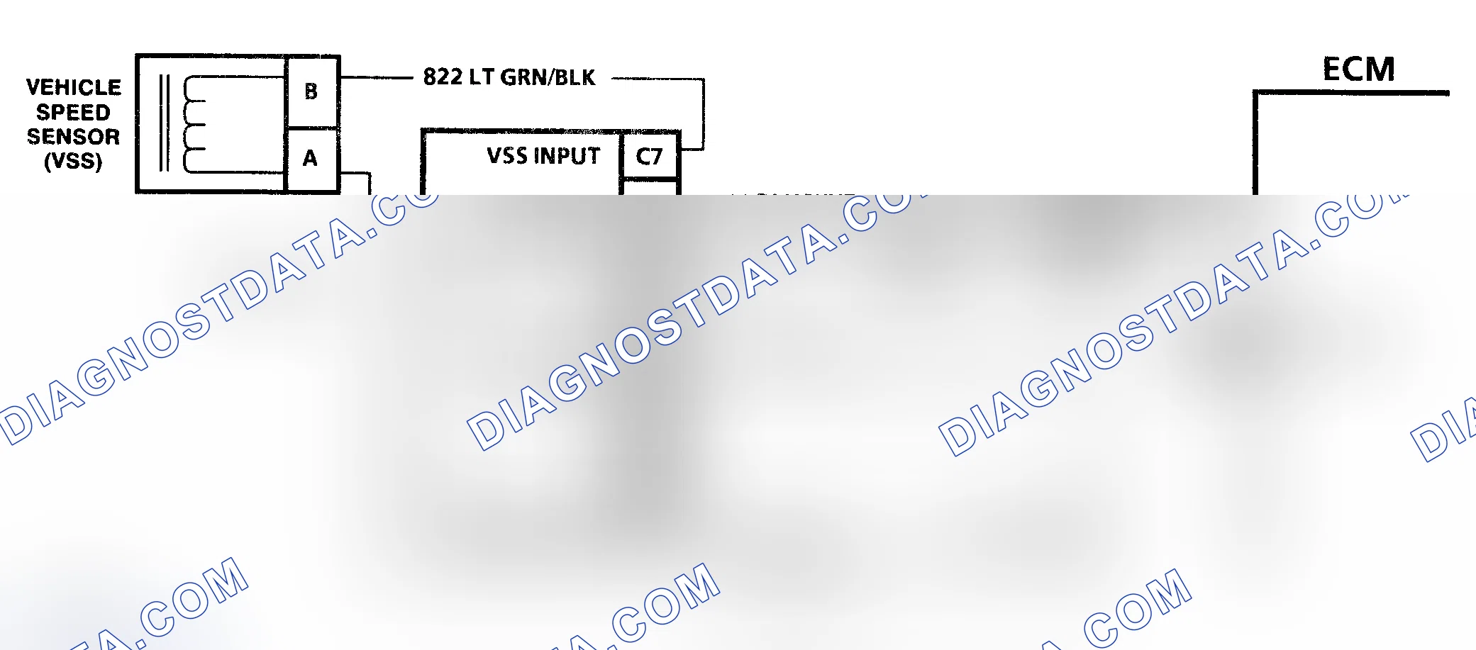 Scheme 14: Code 24 Schematic ("C" & "K" Series 5.7L M/T) Vehicle Speed Sensor