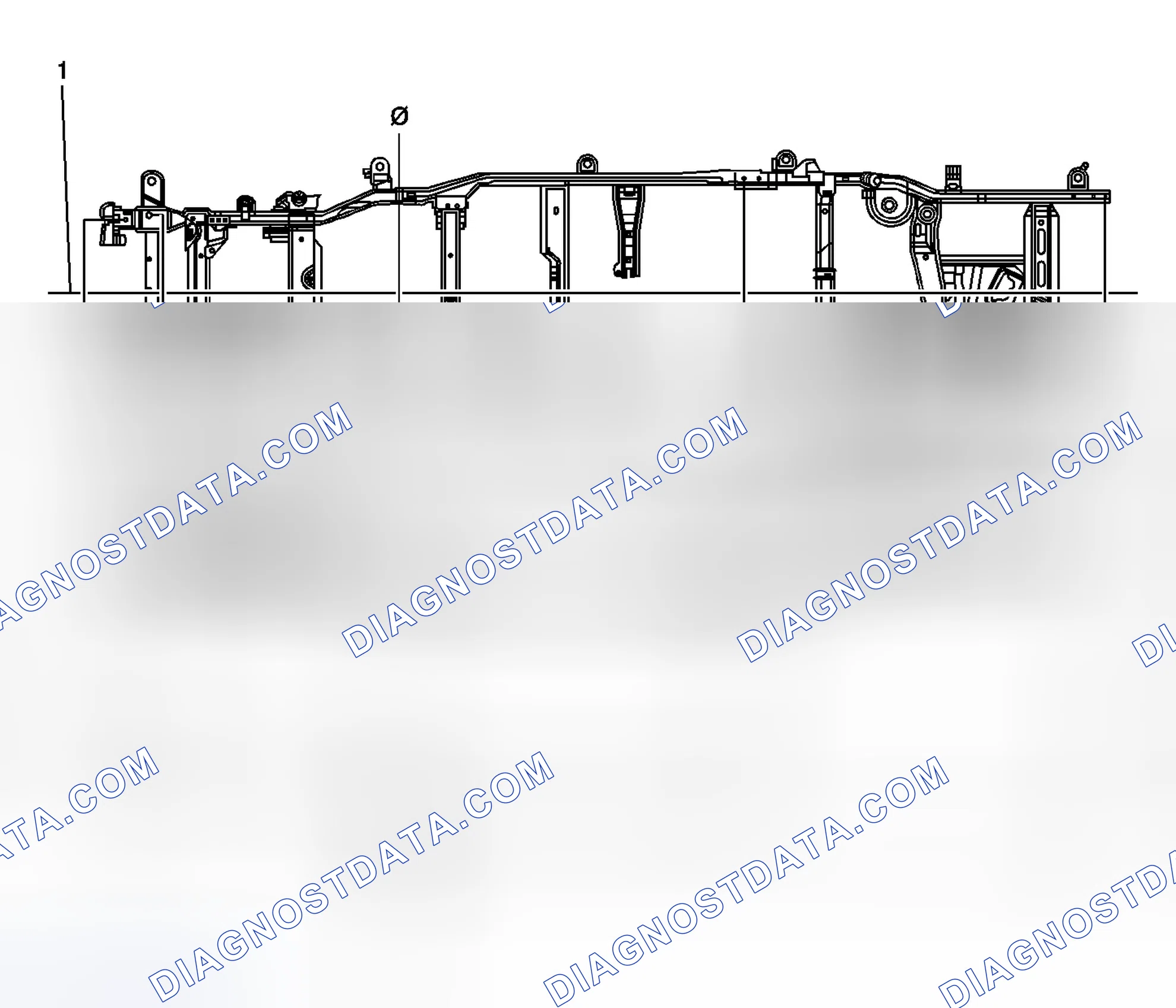 Scheme 4: Dimensions - Frame (1500 Yukon/Tahoe/Escalade 2WD/4WD)