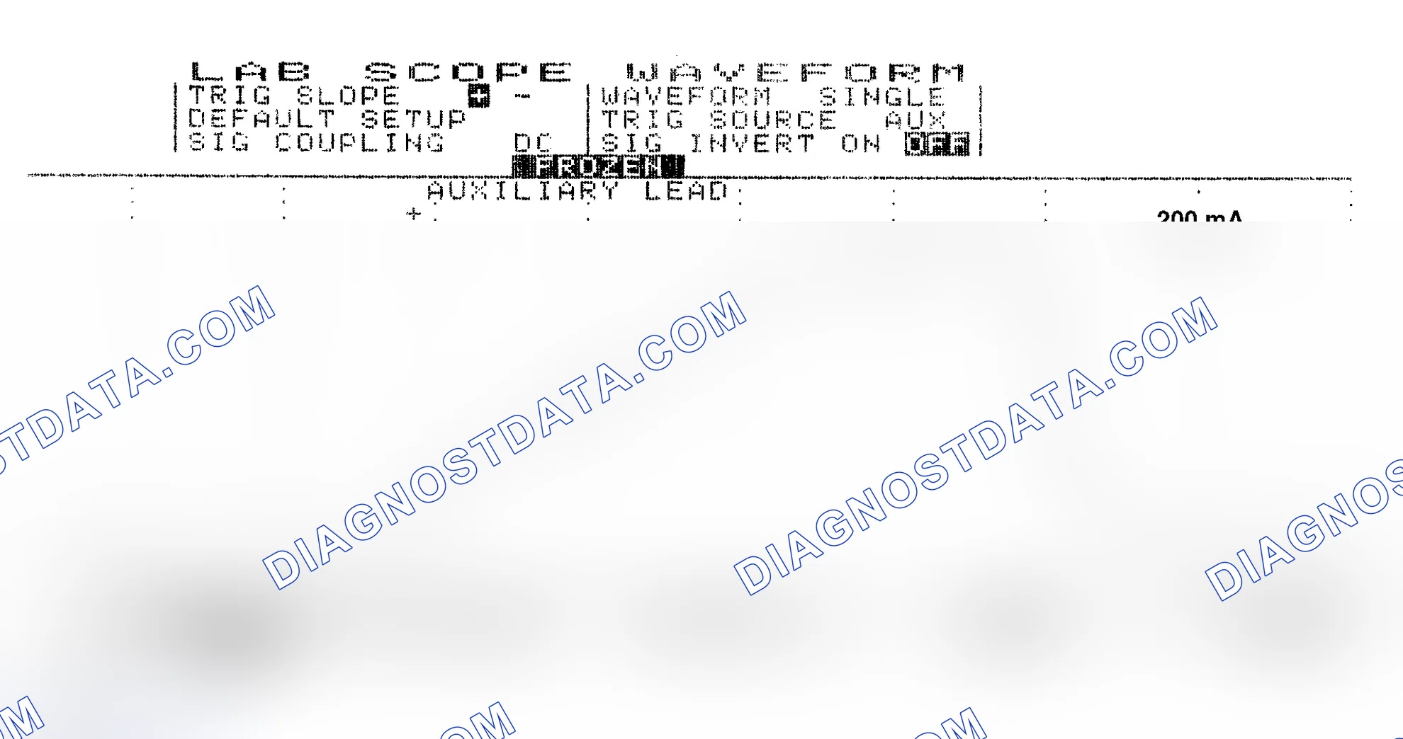 Scheme 13: Single Injector w/Normal Current Flow - Current Pattern