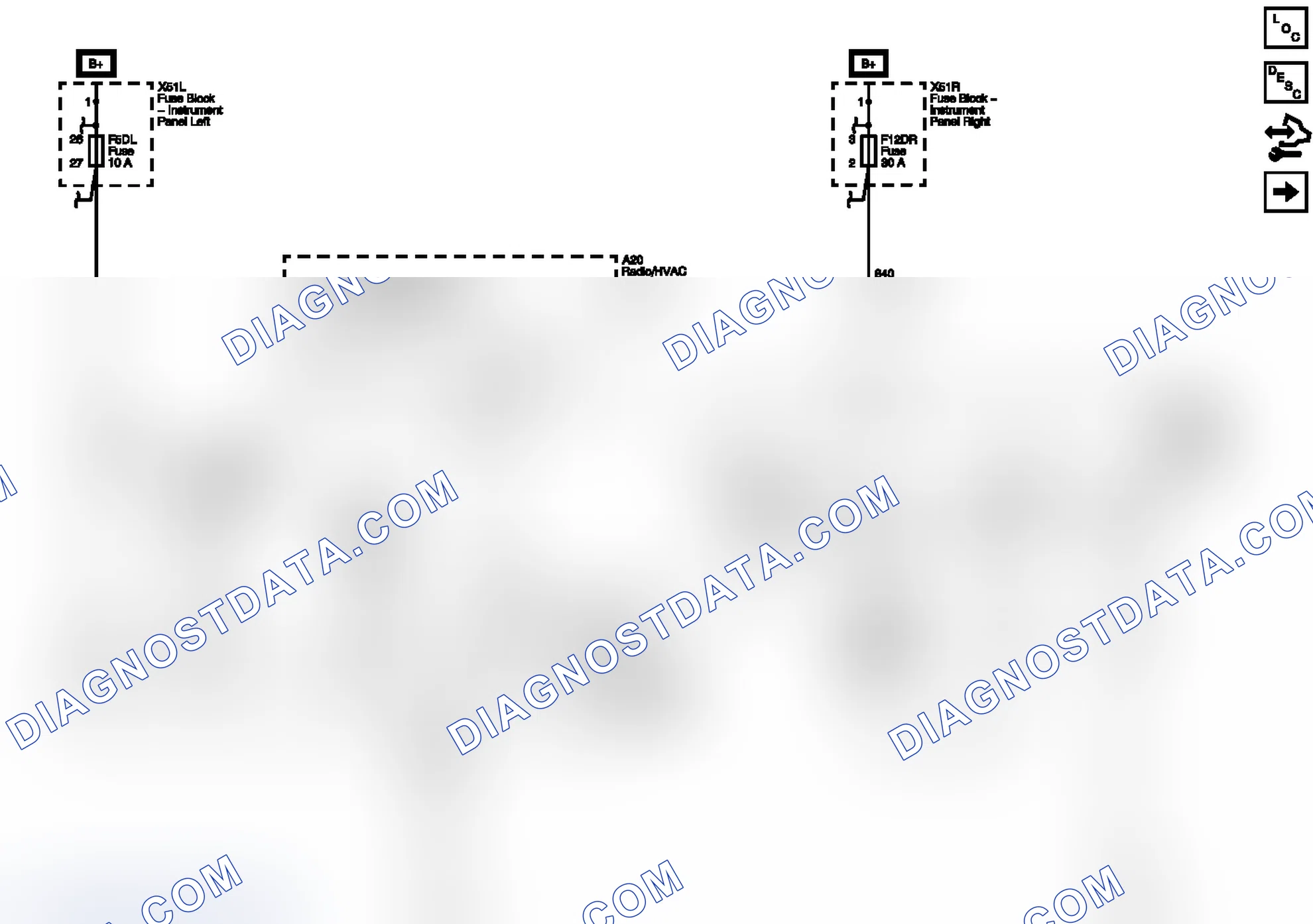 Scheme 1: Power, Ground, Data Communication, and Blower Controls Wiring Schematics