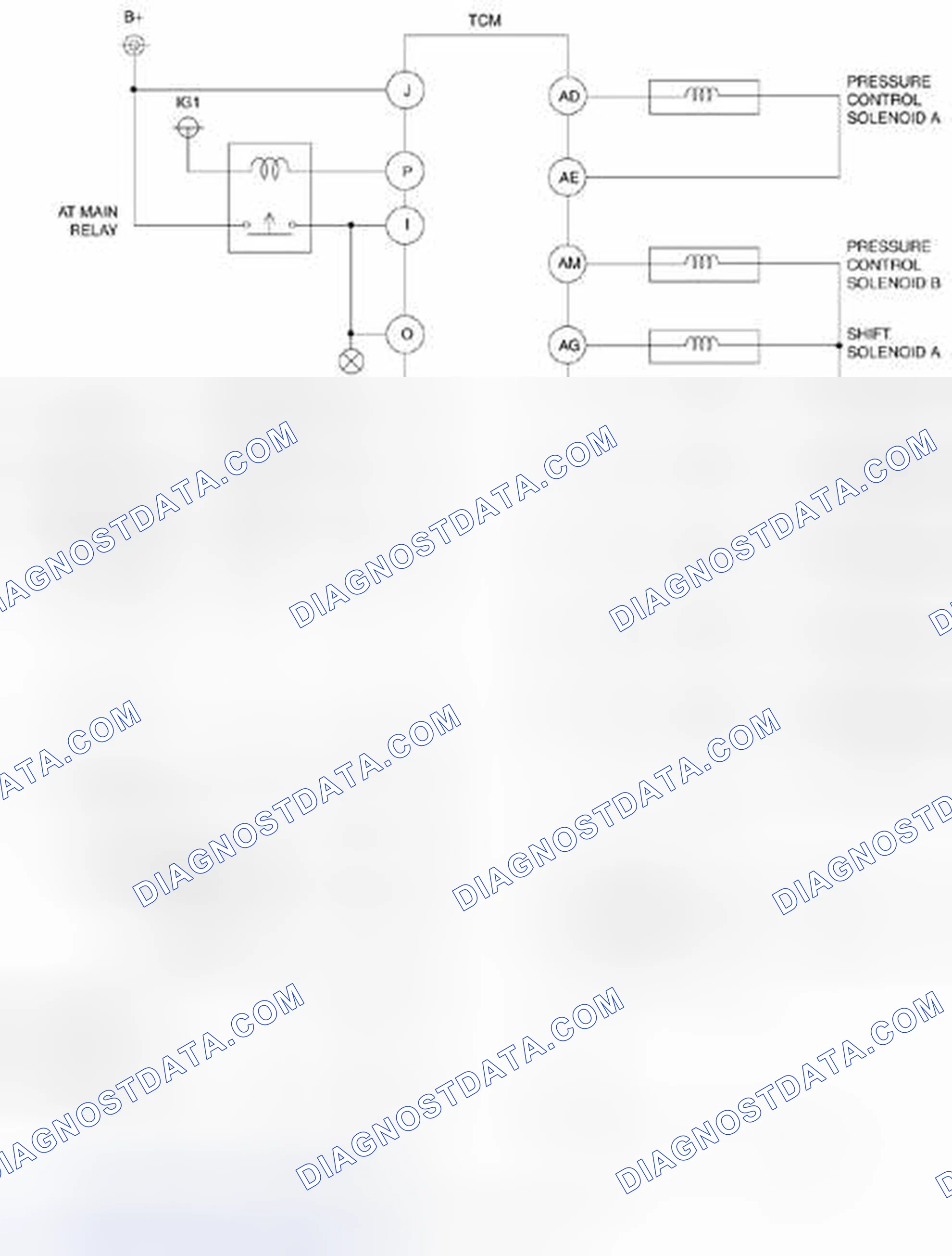 Scheme 616: Automatic Transaxle On-Board Diagnostic System - Wiring Diagram