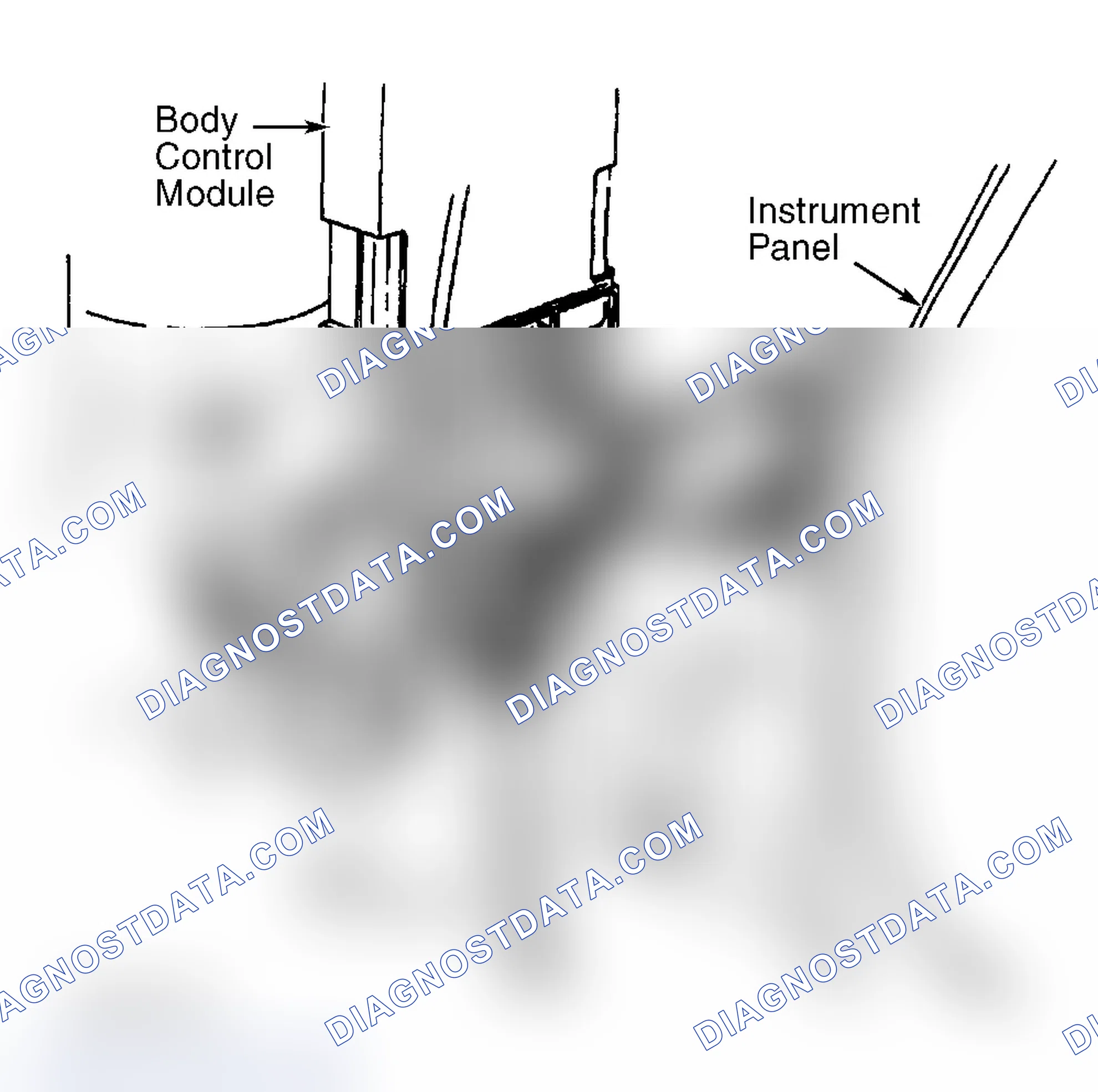 Scheme 3: Identifying Passenger-Side Air Bag Connector ("F" Body)