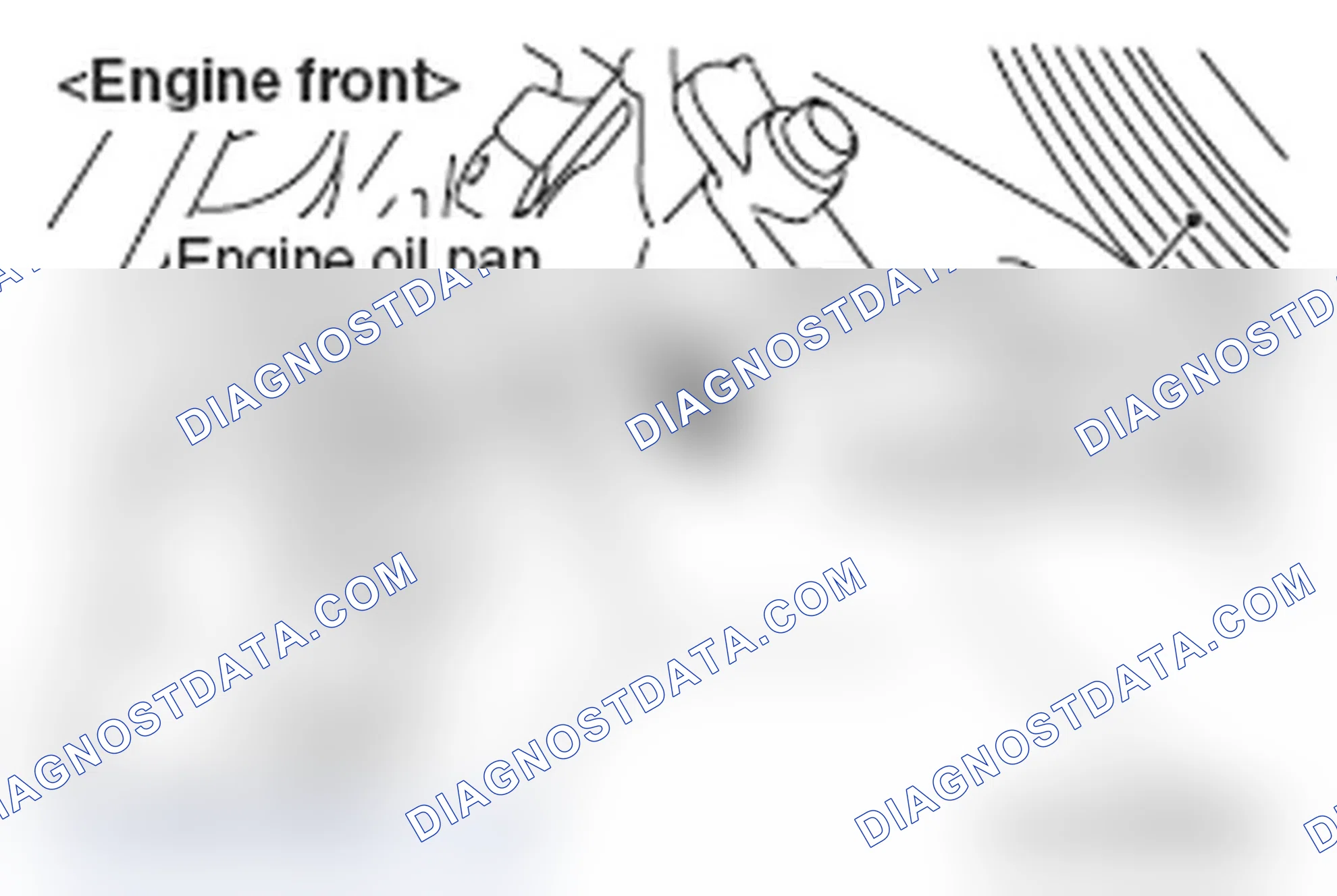 Scheme 69: << B >> ENGINE OIL PAN REMOVAL