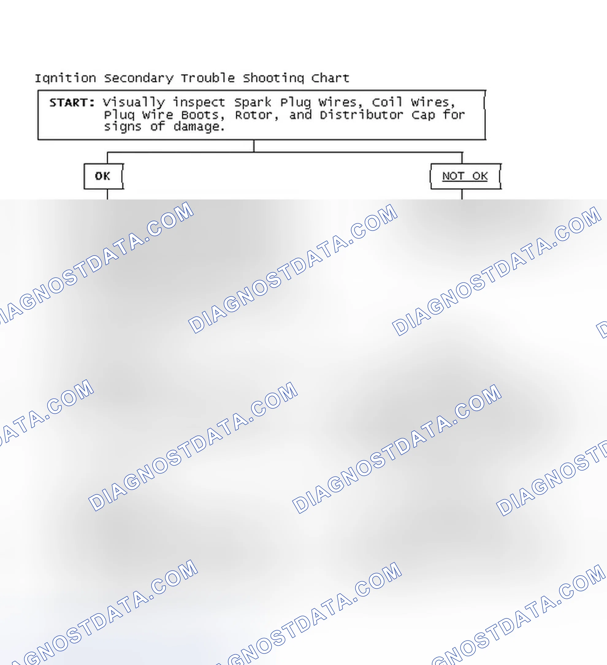 Scheme 1: Ignition Secondary Trouble Shooting Chart